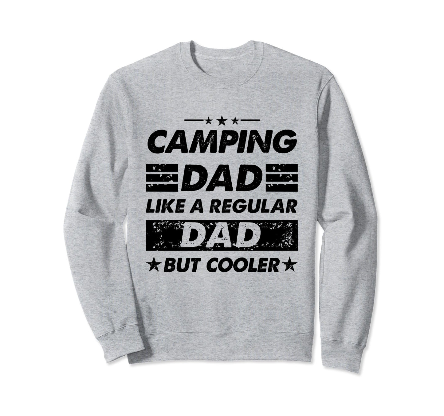 Funny Camping Dad Like Regular Dad Sweatshirt - Minimalist Print Men Women - T-Shirt, Sweatshirt, Hoodie