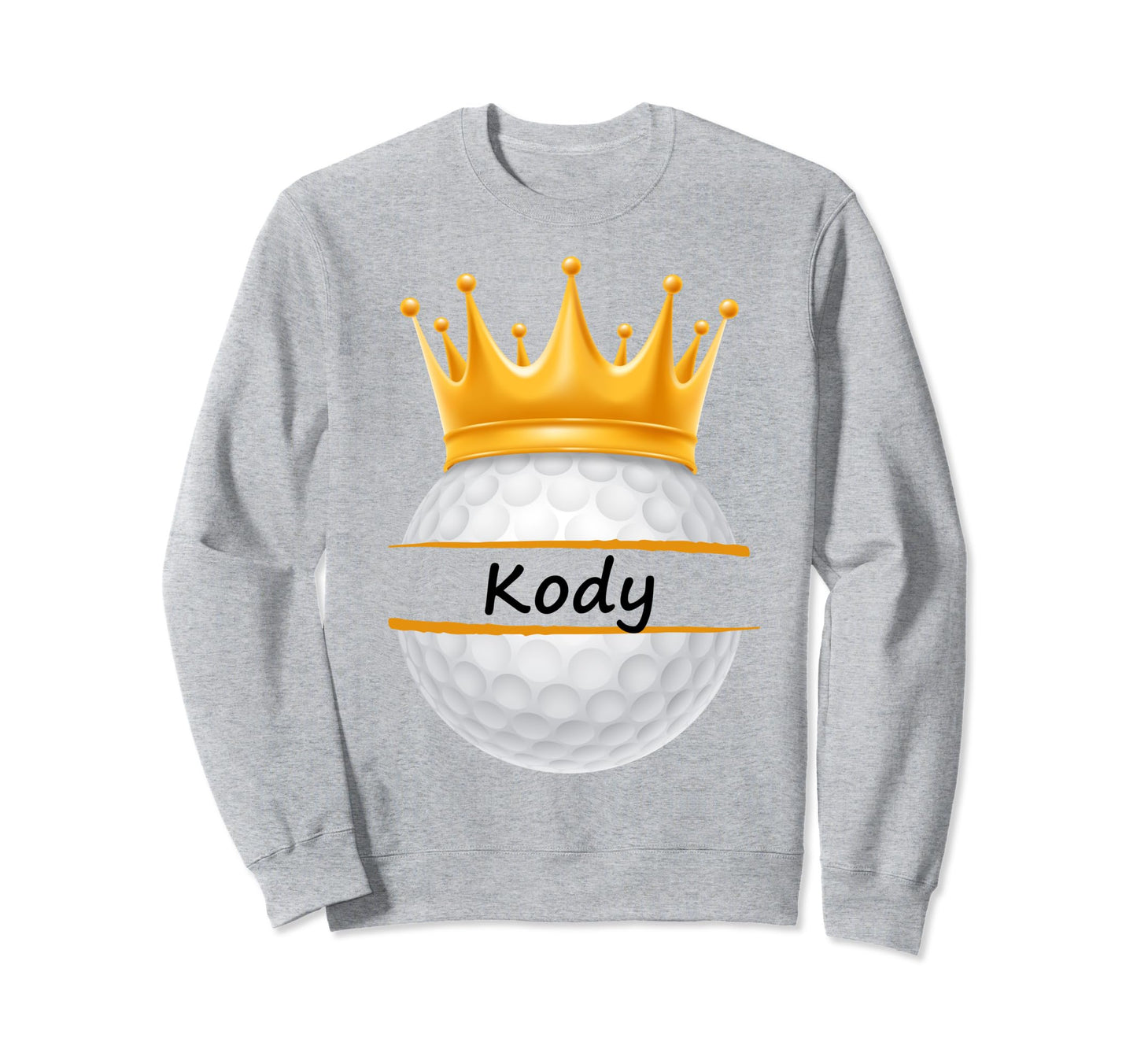 Novelty Golf Personalized Name Kody Sweatshirt - Graphic Print for Adults - T-Shirt, Sweatshirt, Hoodie