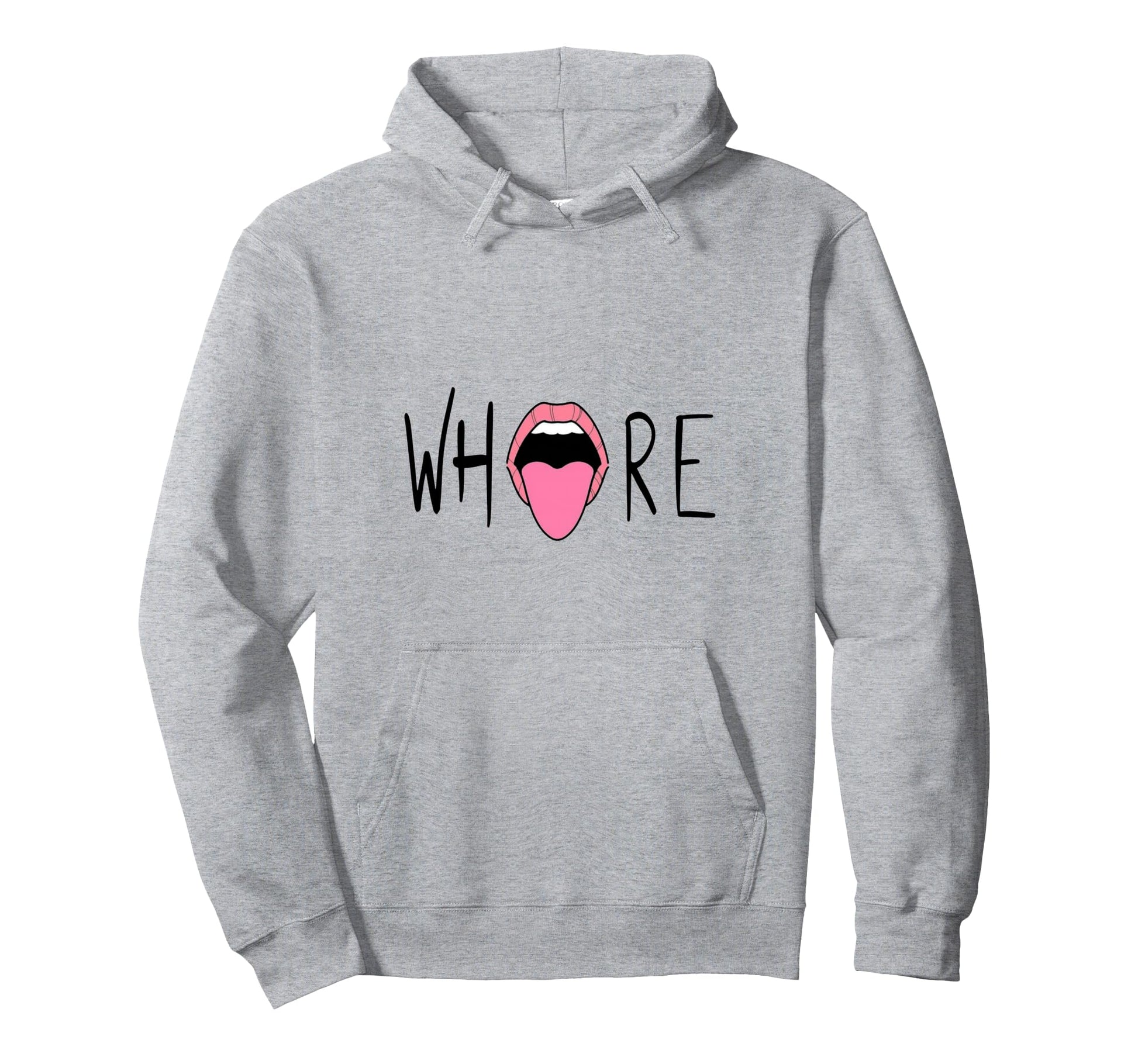 Whore Bitch Prostitute Lips Mobile Phone Hoodie - Custom Art Print Unisex - T-Shirt, Sweatshirt, Hoodie
