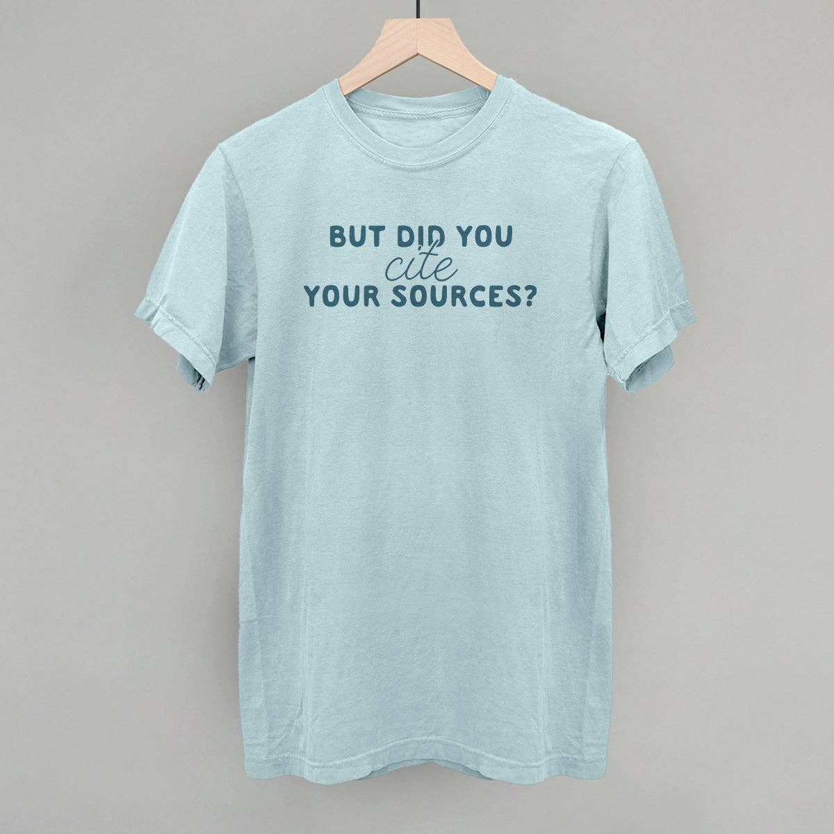 But Did You Cite Your Sources? Unisex T-shirt, Sweatshirt, Hoodie, Long Sleeve Tee - T-Shirt, Sweatshirt, Hoodie