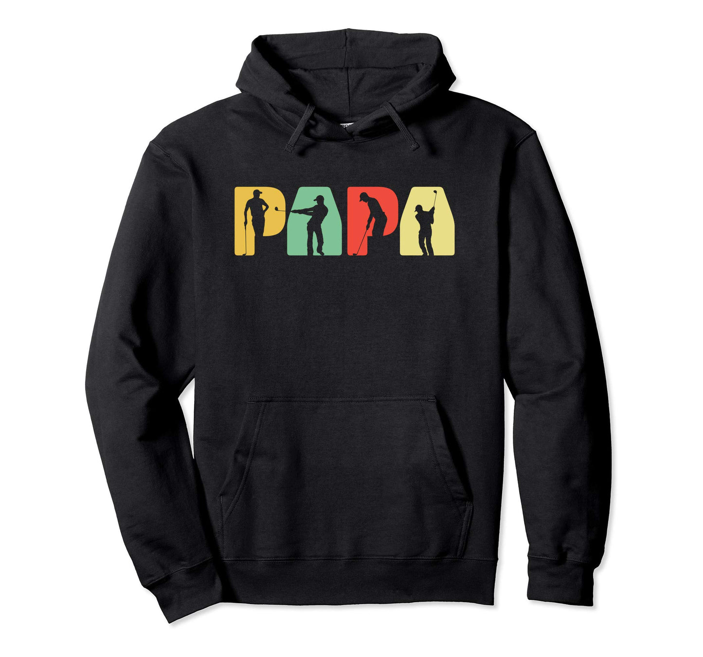 Papa Golf Player Golfing Golfer Hoodie - Streetwear Style Men Women - T-Shirt, Sweatshirt, Hoodie