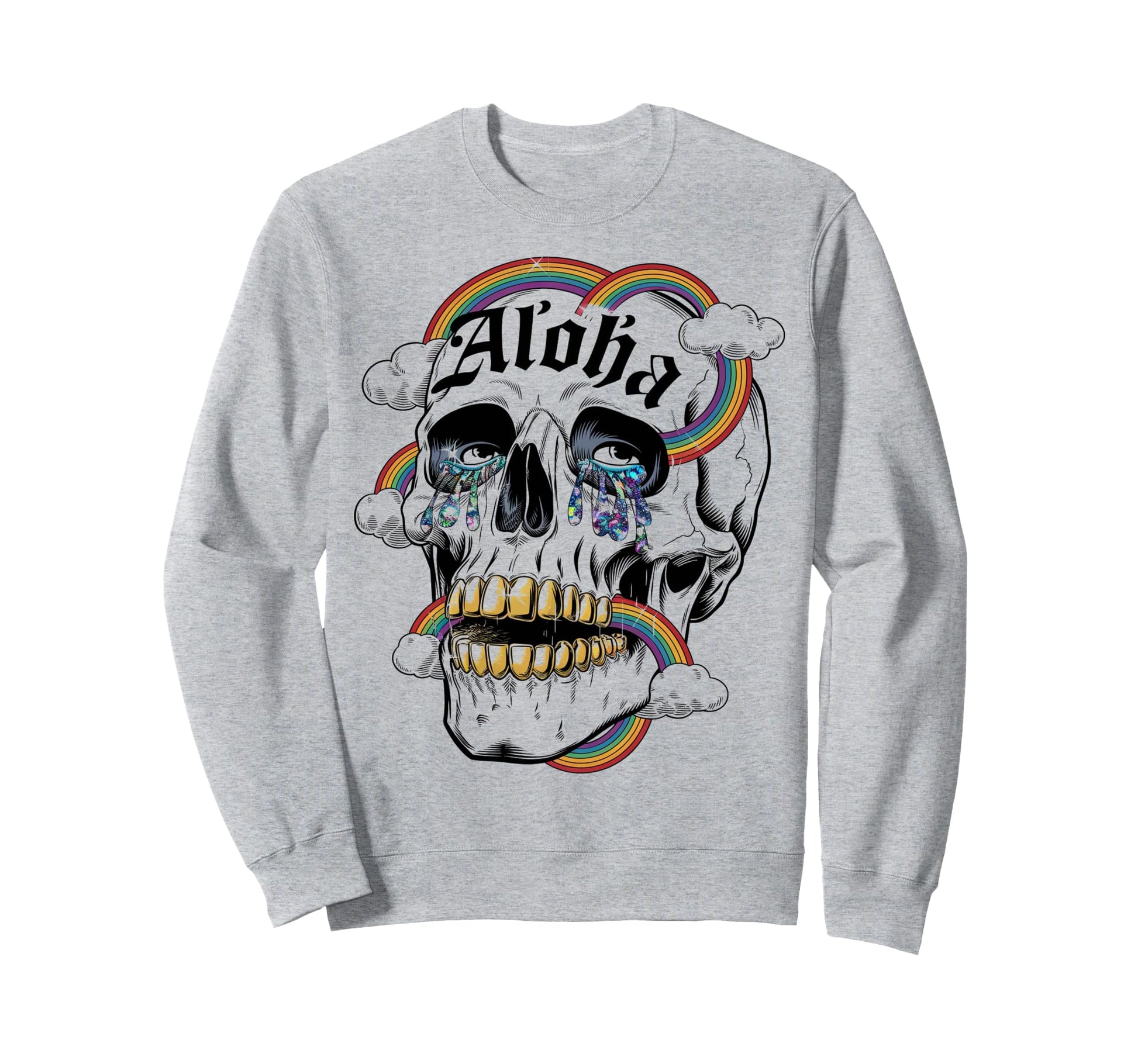 Hawaiian Mens Womens Tops Skeleton Sweatshirt - Minimalist Print Unisex - T-Shirt, Sweatshirt, Hoodie