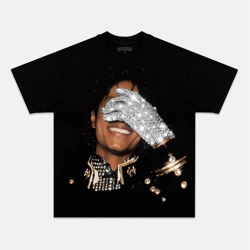 Vintage Michael Jackson Glove Graphic T-Shirt 90S Tee Unisex T-shirt, Sweatshirt, Hoodie, Long Sleeve Tee - T-Shirt, Sweatshirt, Hoodie