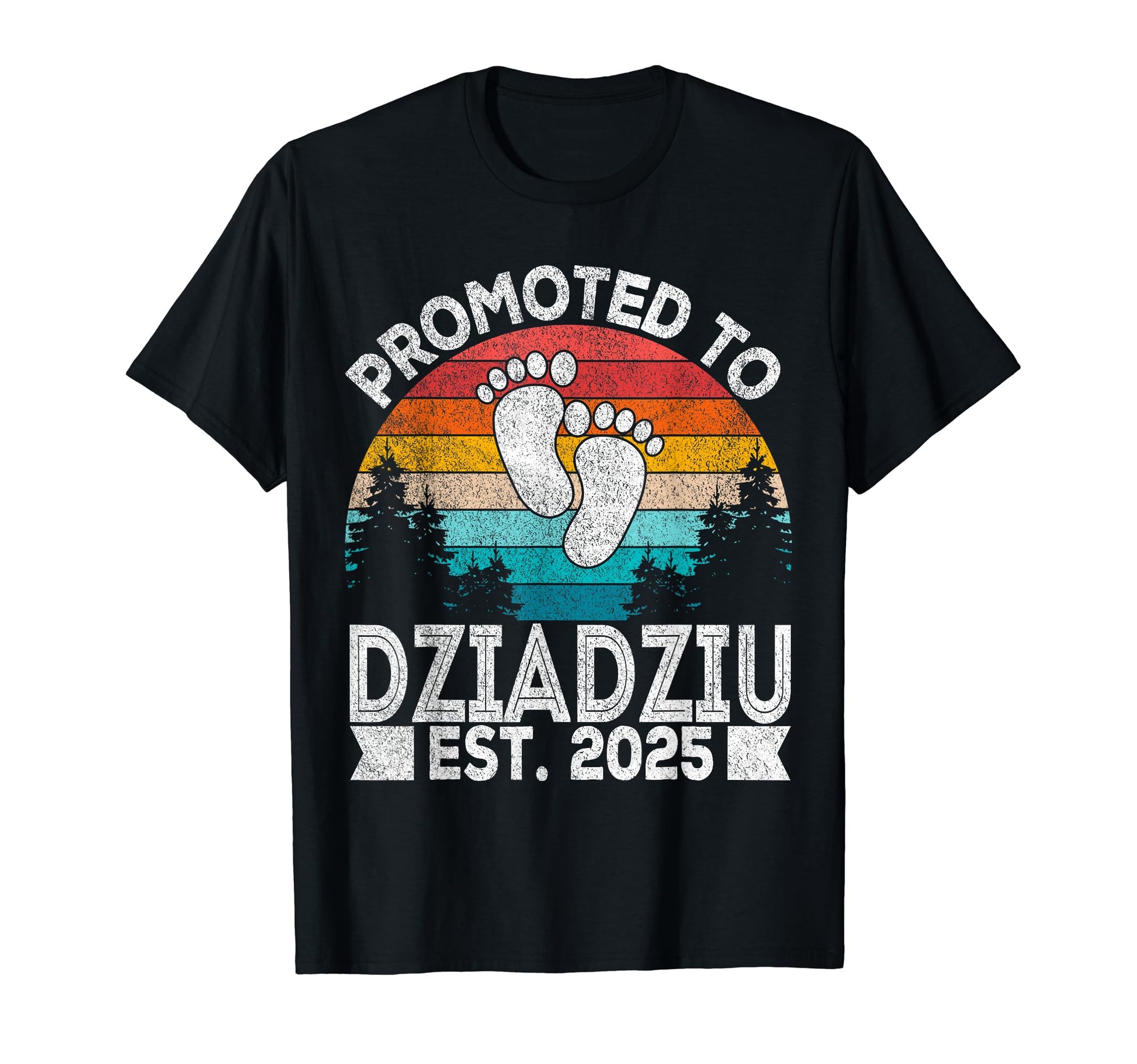 Promoted To Dziadziu Est 2025 Polish T-Shirt - Novelty Apparel Unisex - T-Shirt, Sweatshirt, Hoodie