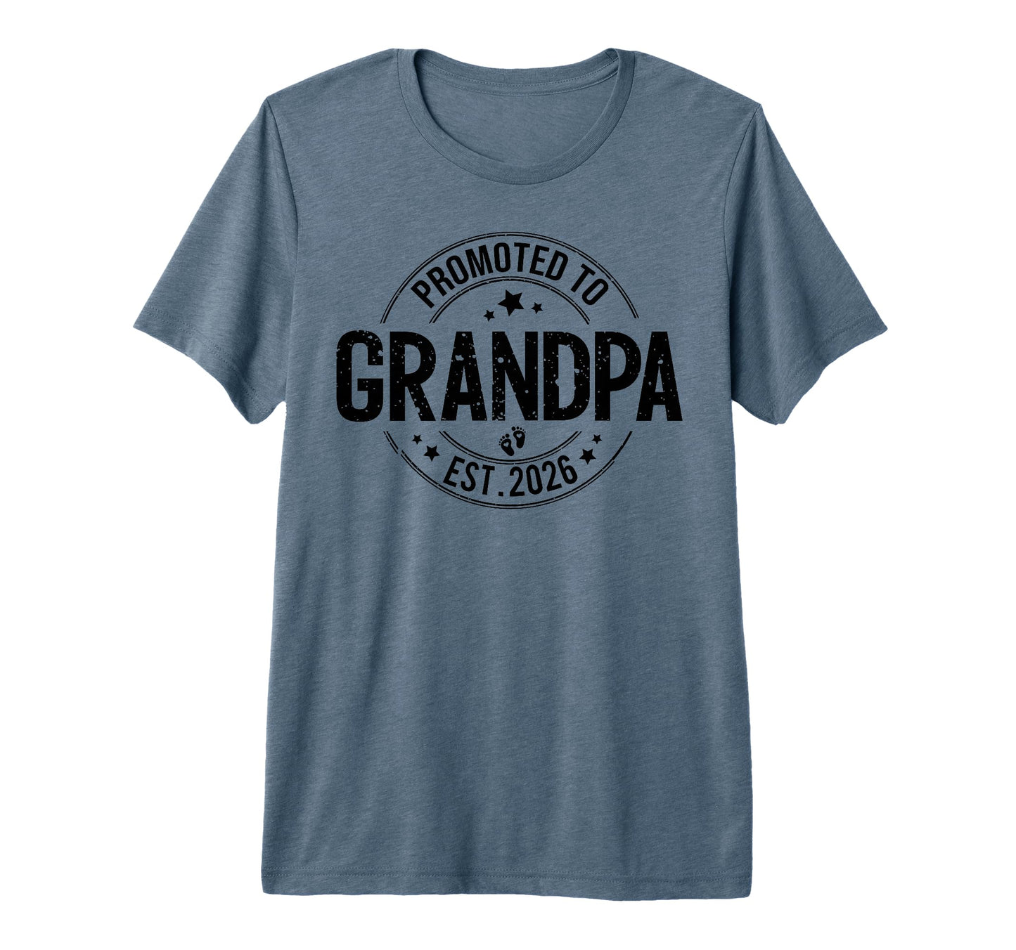 Promoted To Grandpa Est 2026 T-Shirt - Novelty Apparel Men Women - T-Shirt, Sweatshirt, Hoodie
