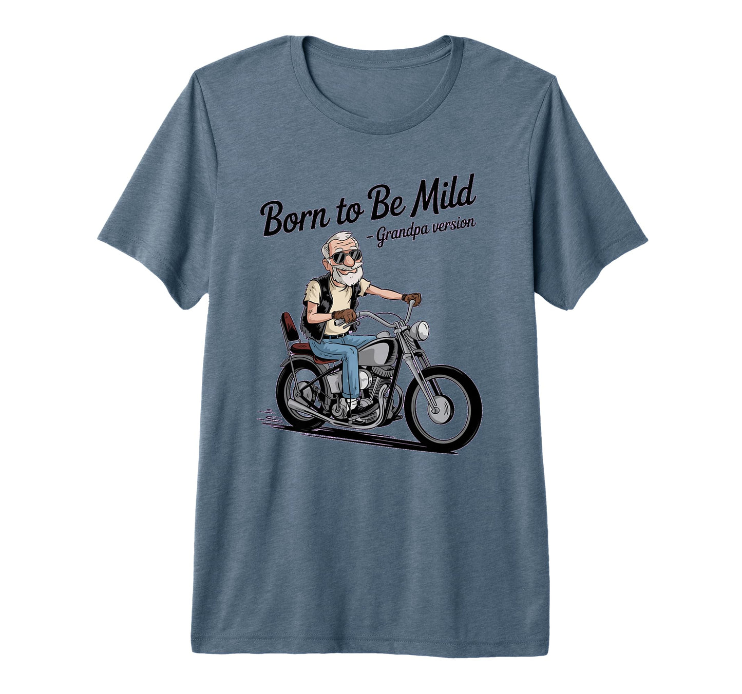 Gramps Throttle Funny Biker Grandpa T-Shirt - Unique Graphic for Adults - T-Shirt, Sweatshirt, Hoodie