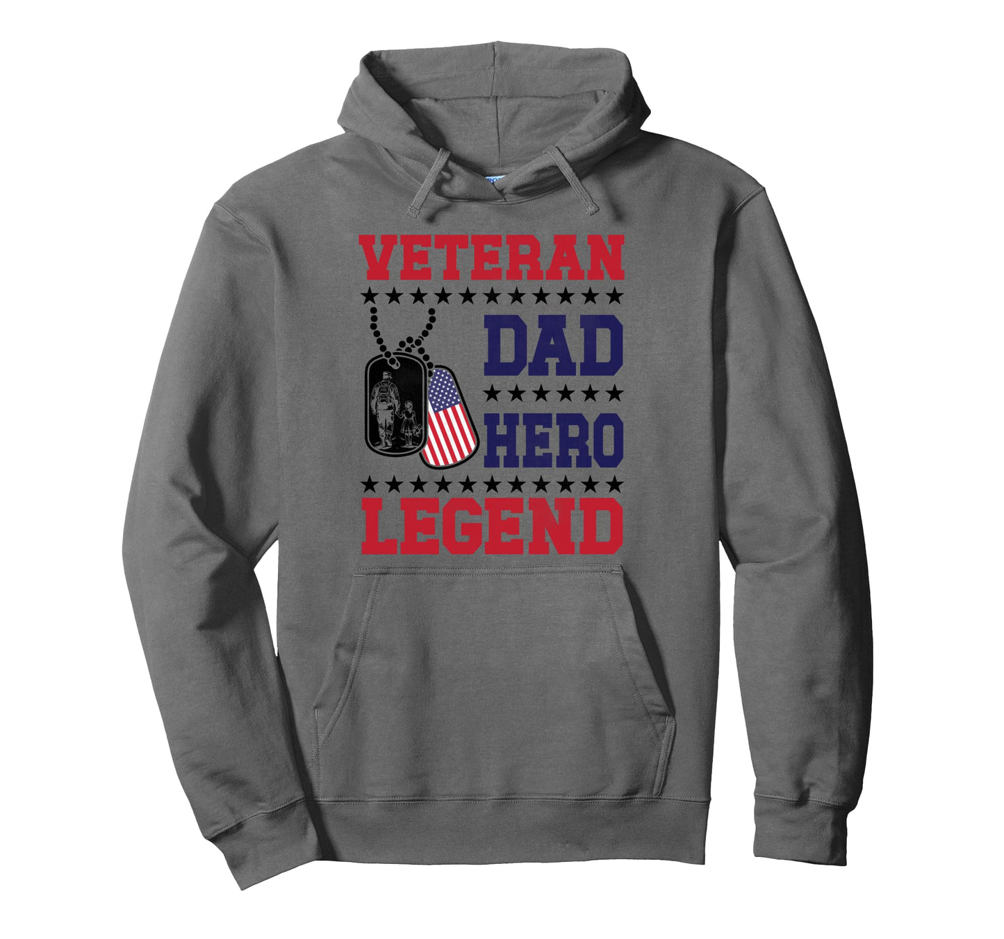 Veteran Dad Hero Legend New Hampshire Hoodie - Trendy Graphic Men Women - T-Shirt, Sweatshirt, Hoodie