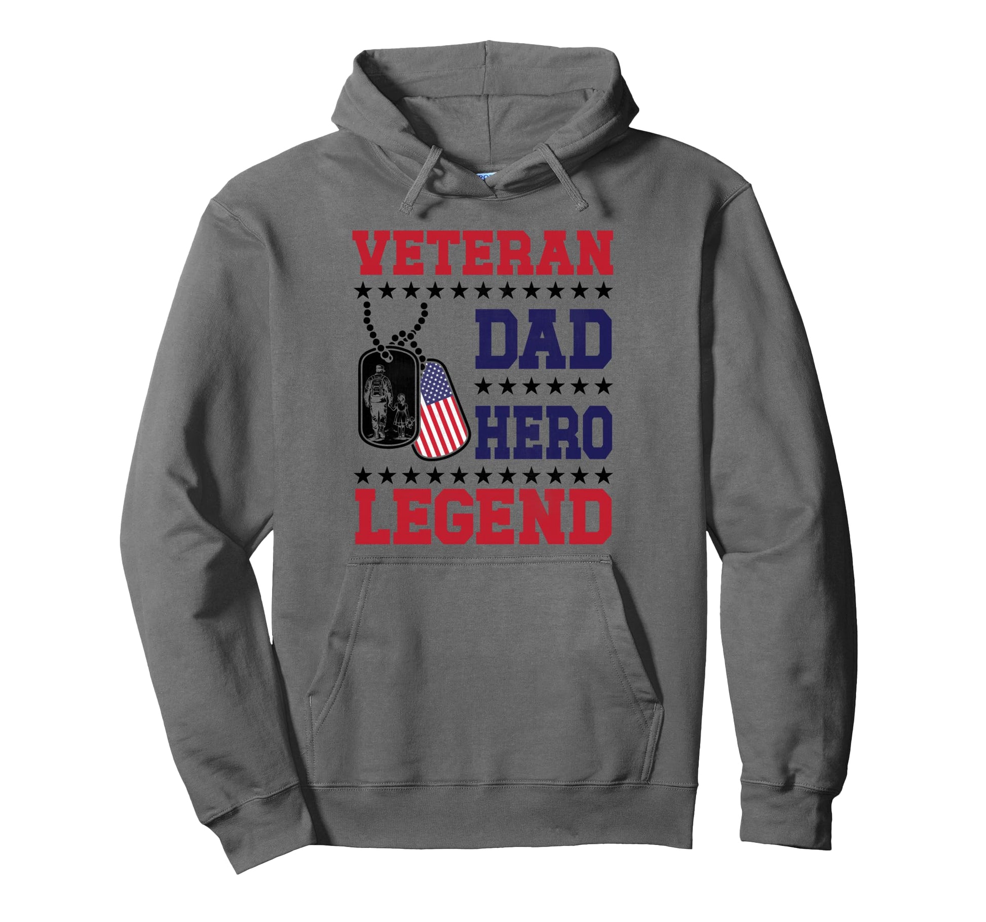 Veteran Dad Hero Legend New Hampshire Hoodie - Trendy Graphic Men Women - T-Shirt, Sweatshirt, Hoodie