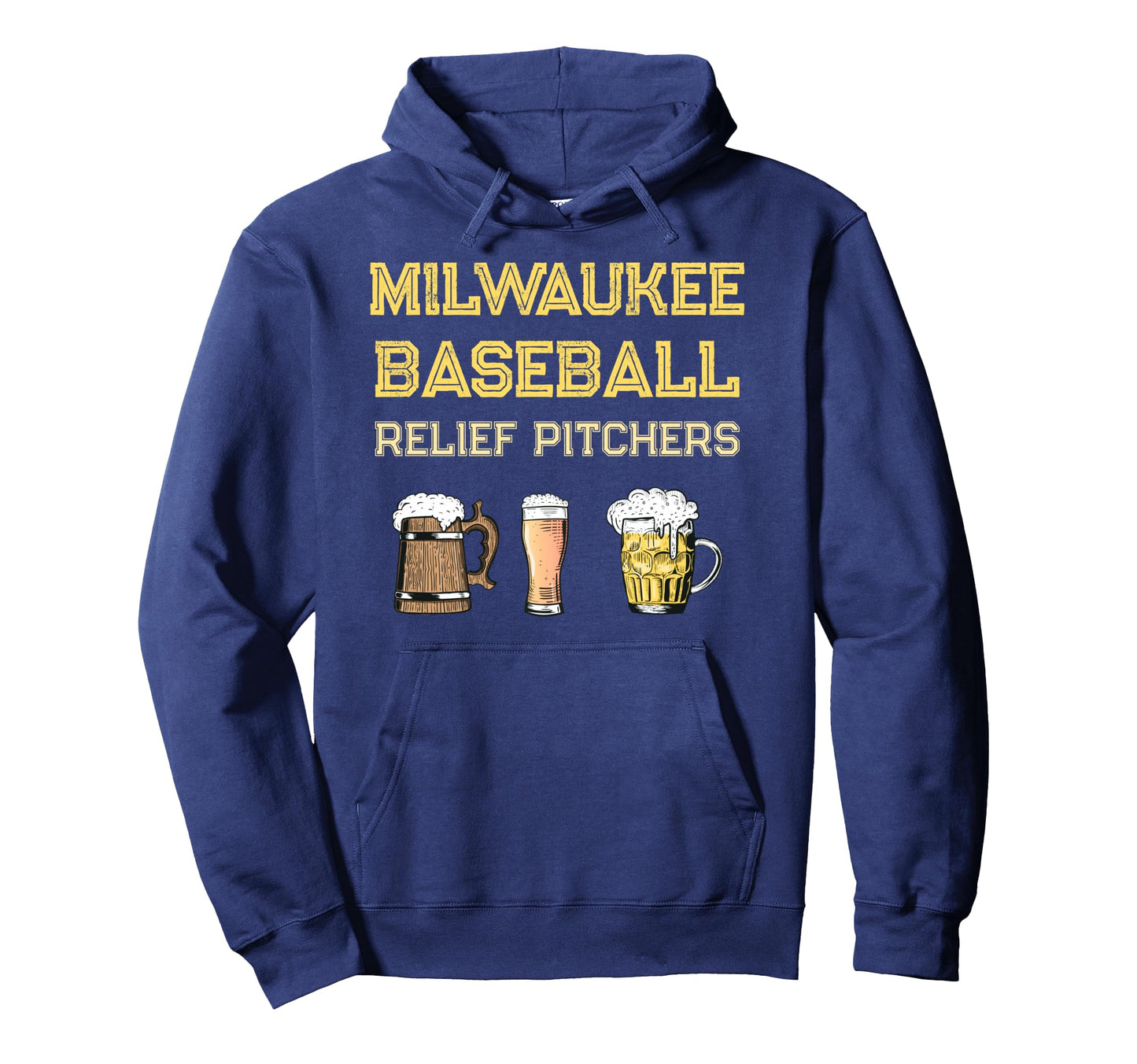Milwaukee Baseball Beer Fan Wisconsin Hoodie - Trendy Graphic Men Women - T-Shirt, Sweatshirt, Hoodie
