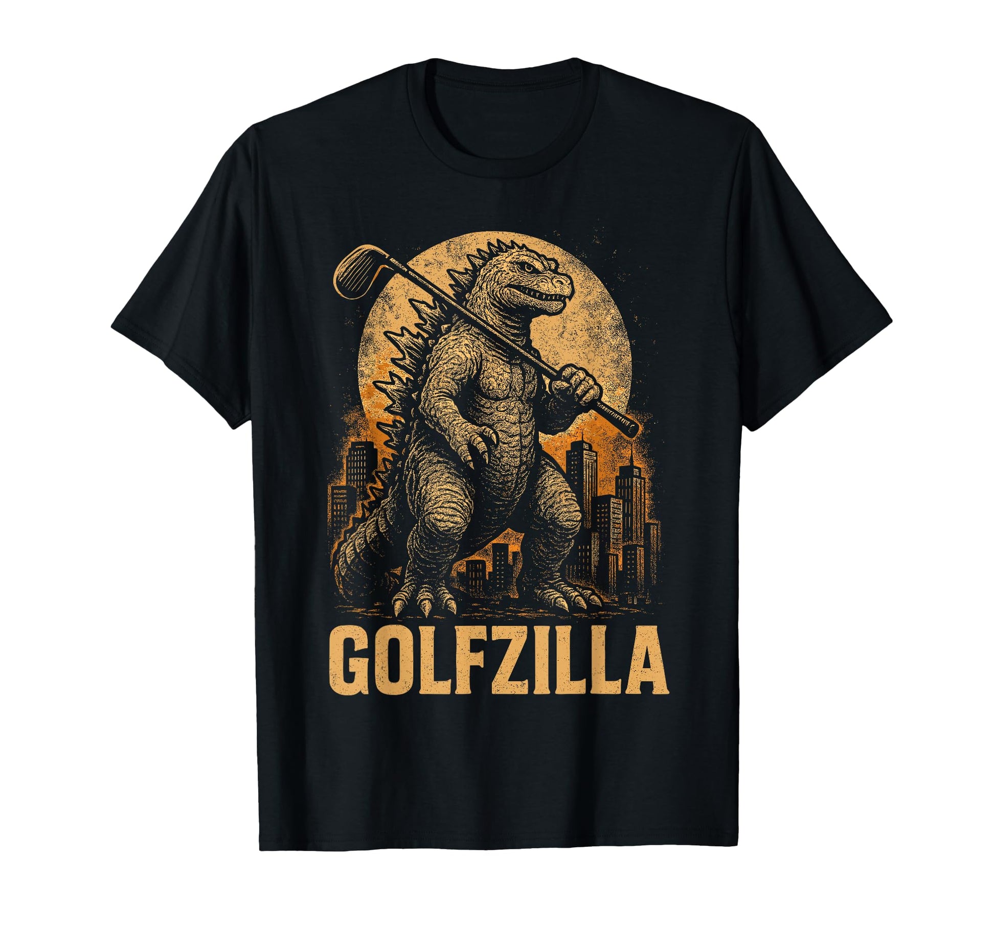 Funny Golfzilla Golf Player Golfer T-Shirt - Custom Art Print Unisex - T-Shirt, Sweatshirt, Hoodie