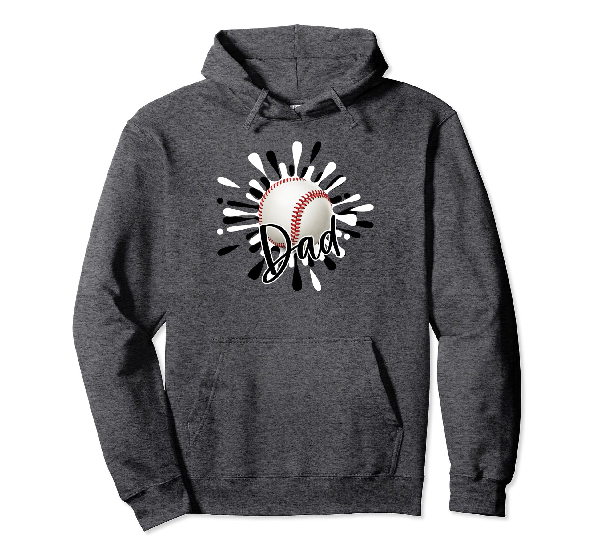 Baseball Dad Funny Novelty Baseball Hoodie - Trendy Graphic Men Women - T-Shirt, Sweatshirt, Hoodie