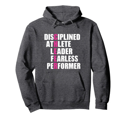 Cheerleader Gift Cheerleading Cheer Hoodie - Trendy Graphic for Adults - T-Shirt, Sweatshirt, Hoodie