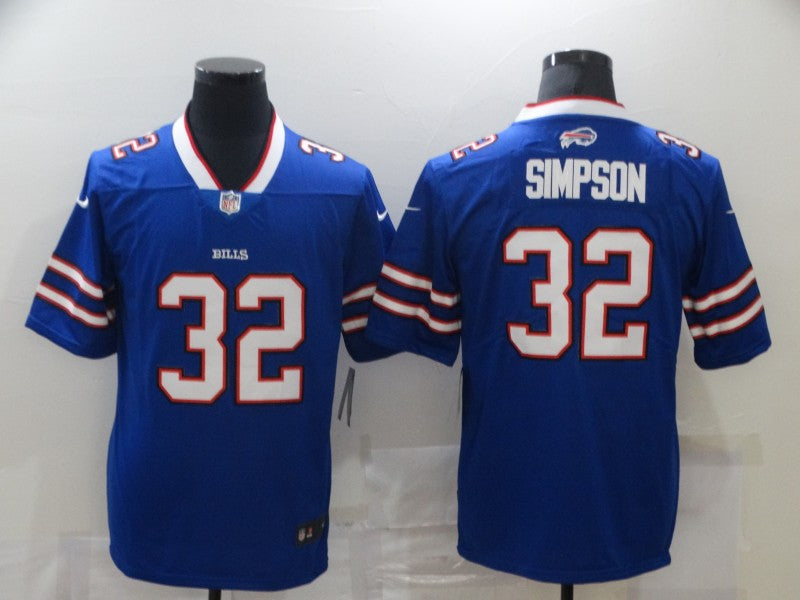 Men's Buffalo Bills O. J. Simpson #32 Blue Game Player Jersey1 football jersey product view 1