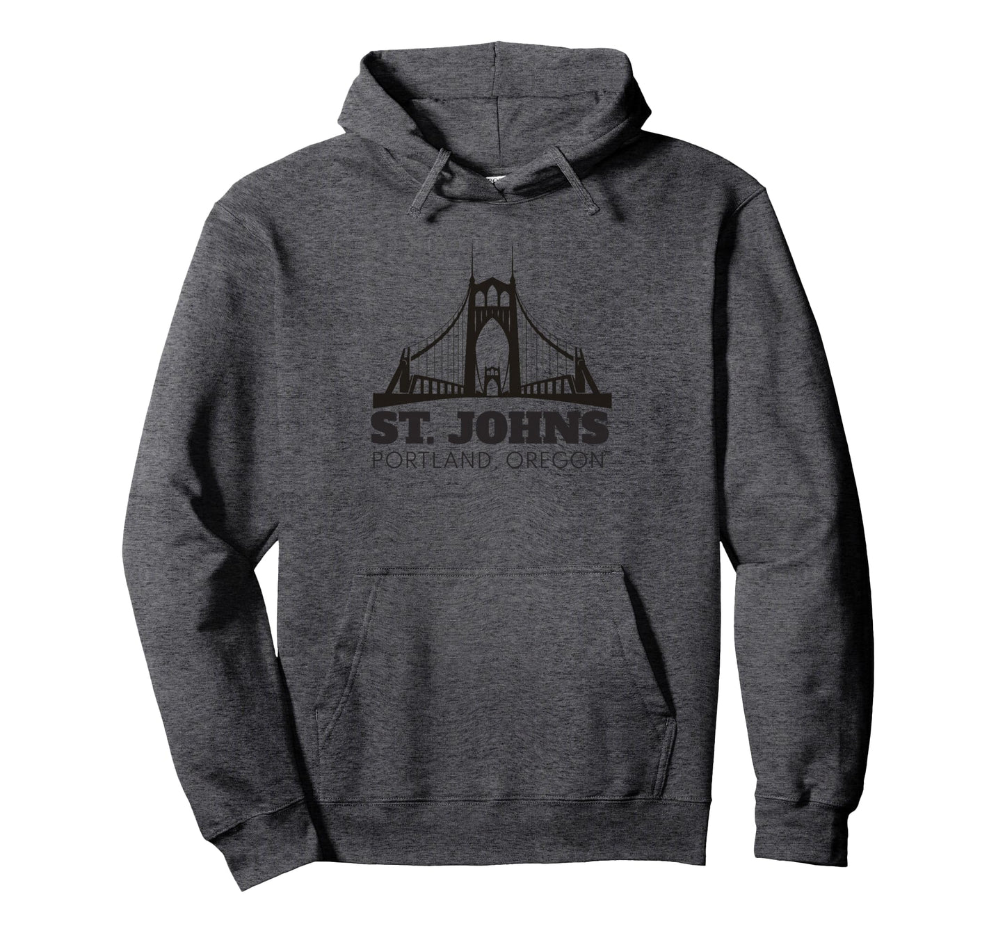 St Johns Bridge Souvenir Art Portland Hoodie - Aesthetic Graphic Unisex - T-Shirt, Sweatshirt, Hoodie
