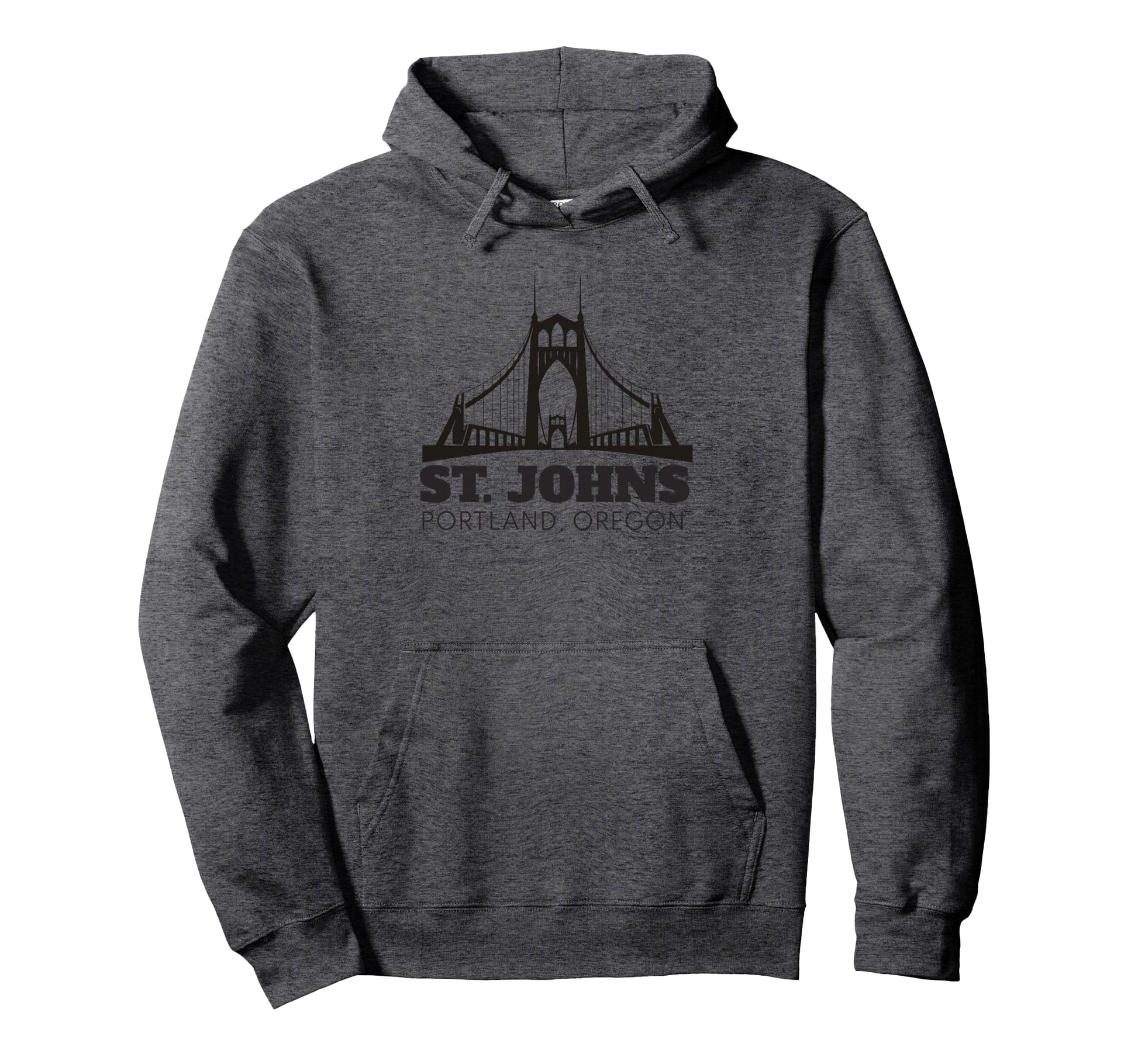 St Johns Bridge Souvenir Art Portland Hoodie - Aesthetic Graphic Unisex - T-Shirt, Sweatshirt, Hoodie
