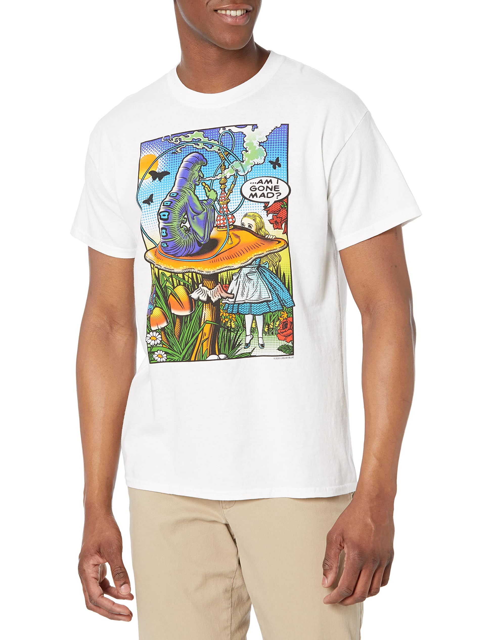 Liquid Blue Mens Liquid Blue Alice T-Shirt - Fun Novelty Design Men Women - T-Shirt, Sweatshirt, Hoodie