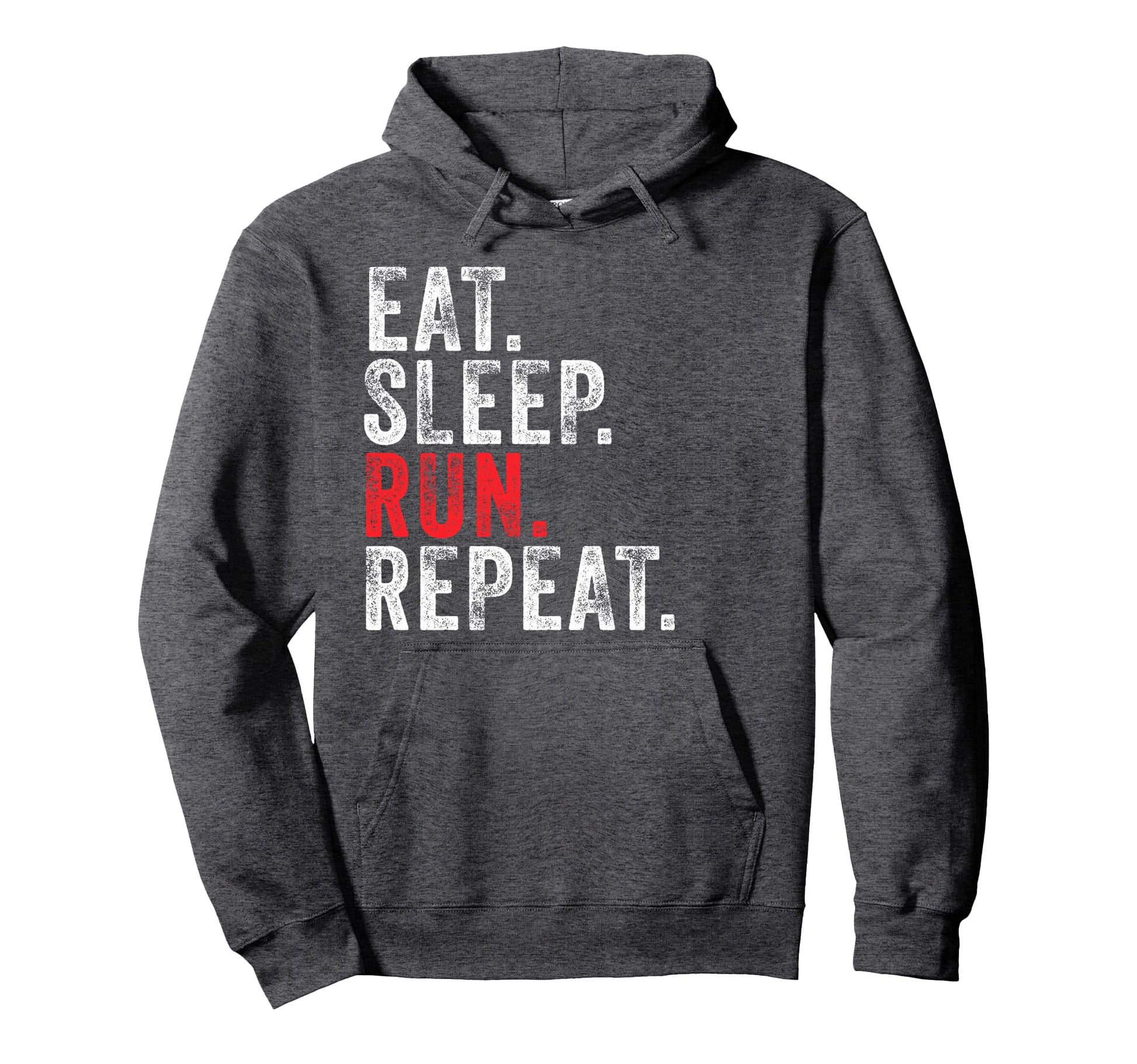 Eat Sleep Run Repeat Track And Field Hoodie - Fun Novelty Design Unisex - T-Shirt, Sweatshirt, Hoodie