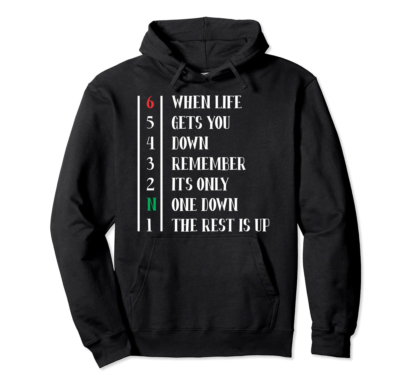 When Life Gets You Down Biker Hoodie - Aesthetic Graphic Men Women - T-Shirt, Sweatshirt, Hoodie
