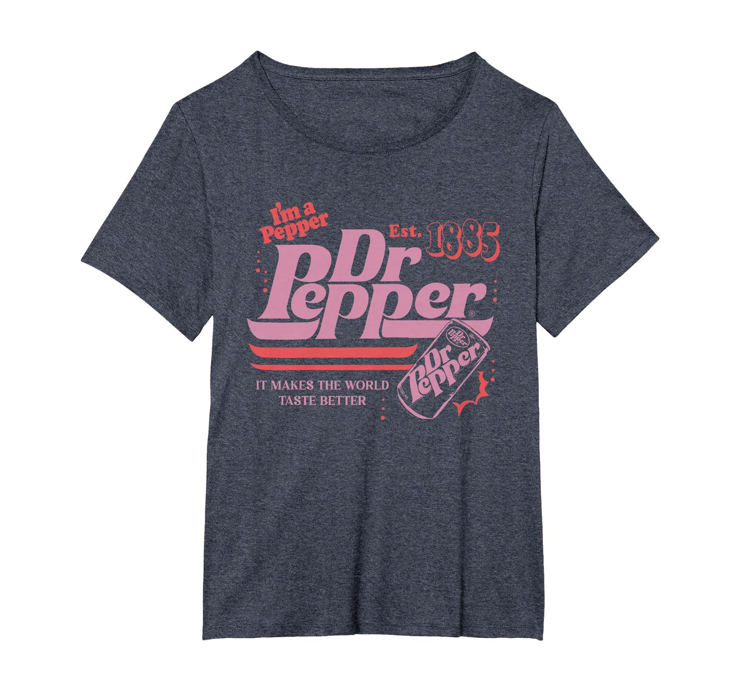 Dr Pepper Pop Makes World Taste Better T-Shirt - Unique Graphic Unisex - T-Shirt, Sweatshirt, Hoodie