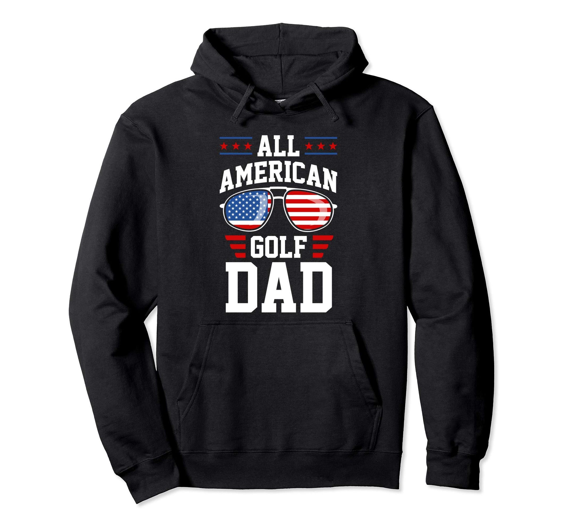 All American Golf Dad Usa America Hoodie - Casual Everyday Wear for Adults - T-Shirt, Sweatshirt, Hoodie