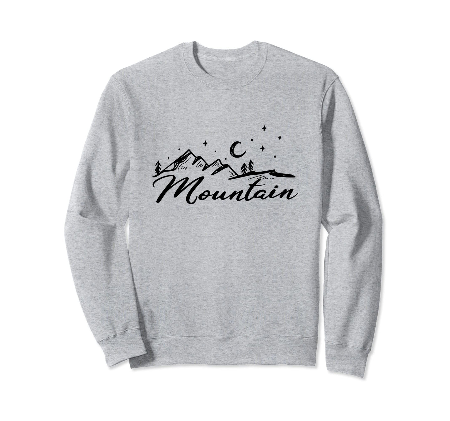 Mountains Hiking Nature Sweatshirt - Aesthetic Graphic for Adults - T-Shirt, Sweatshirt, Hoodie