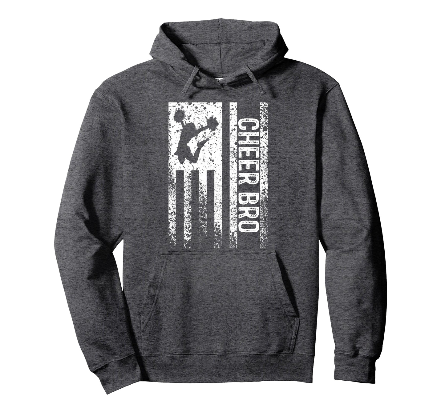 Cheer Bro American Flag Brother Hoodie - Minimalist Print Men Women - T-Shirt, Sweatshirt, Hoodie