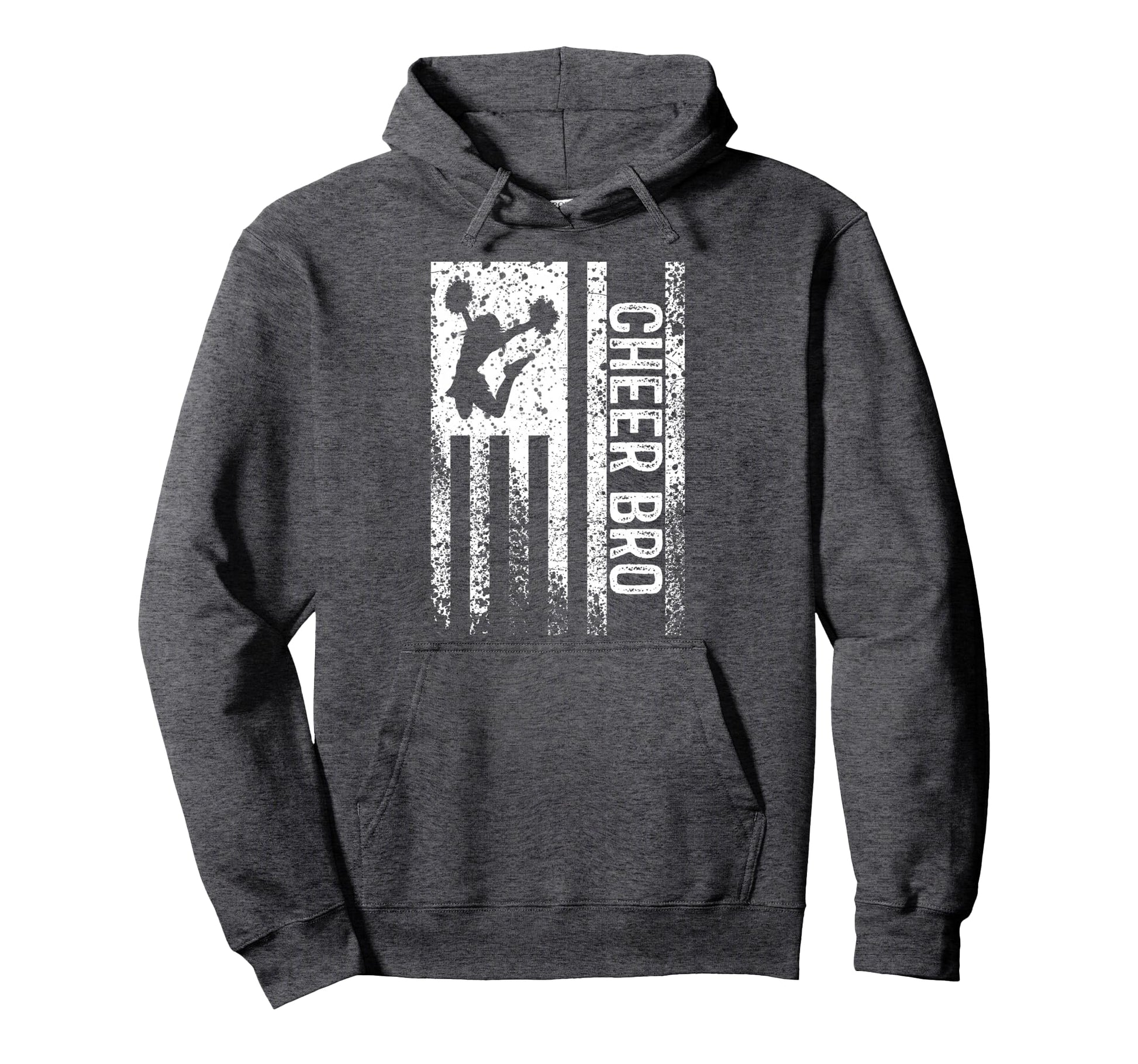 Cheer Bro American Flag Brother Hoodie - Minimalist Print Men Women - T-Shirt, Sweatshirt, Hoodie