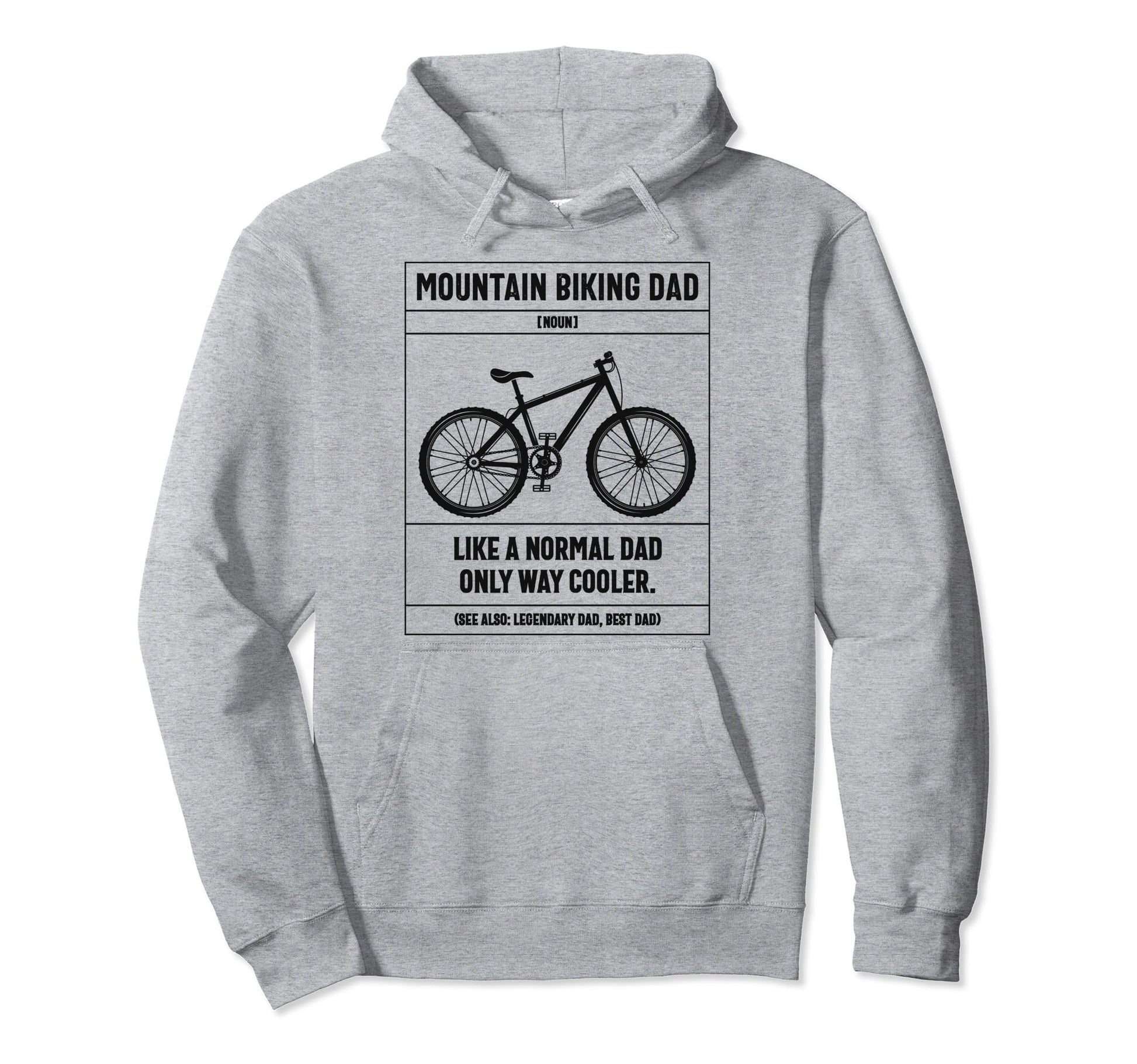 Mountain Biking Dad Like Normal Dad Hoodie - Novelty Apparel Men Women - T-Shirt, Sweatshirt, Hoodie