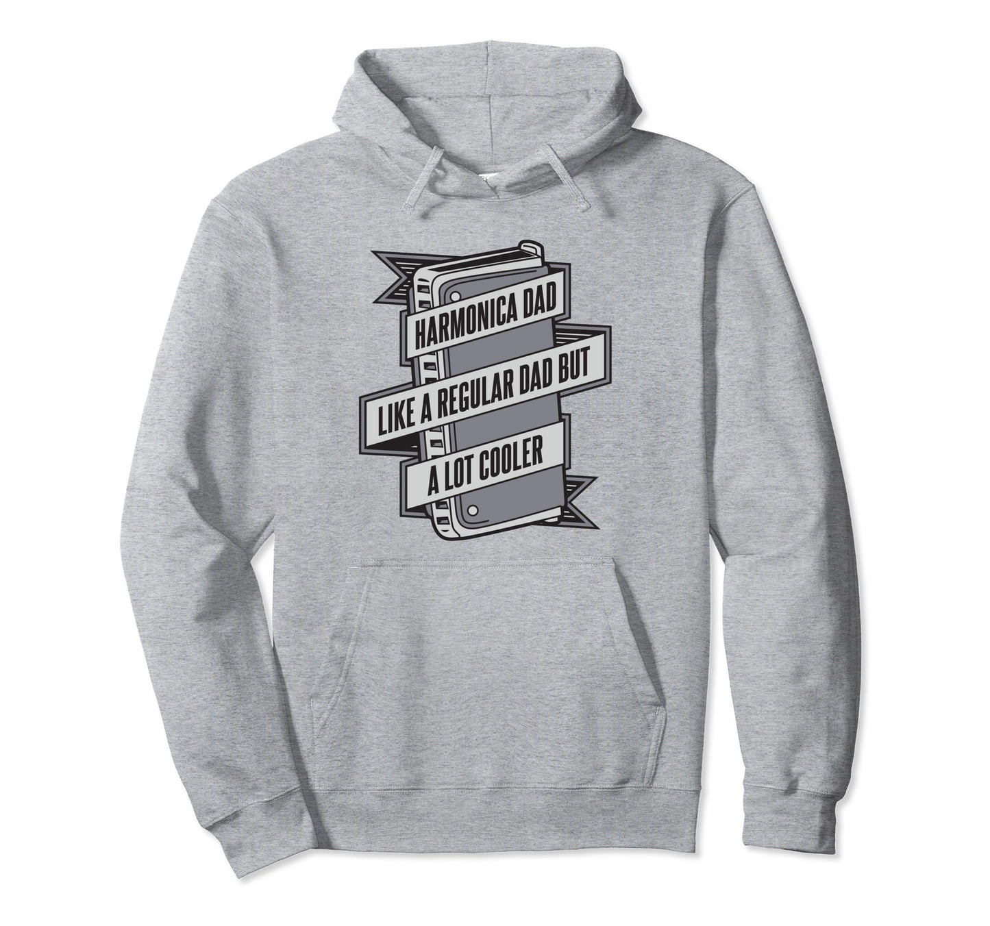 Harmonica Dad Like Regular Dad But Hoodie - Aesthetic Graphic Men Women - T-Shirt, Sweatshirt, Hoodie
