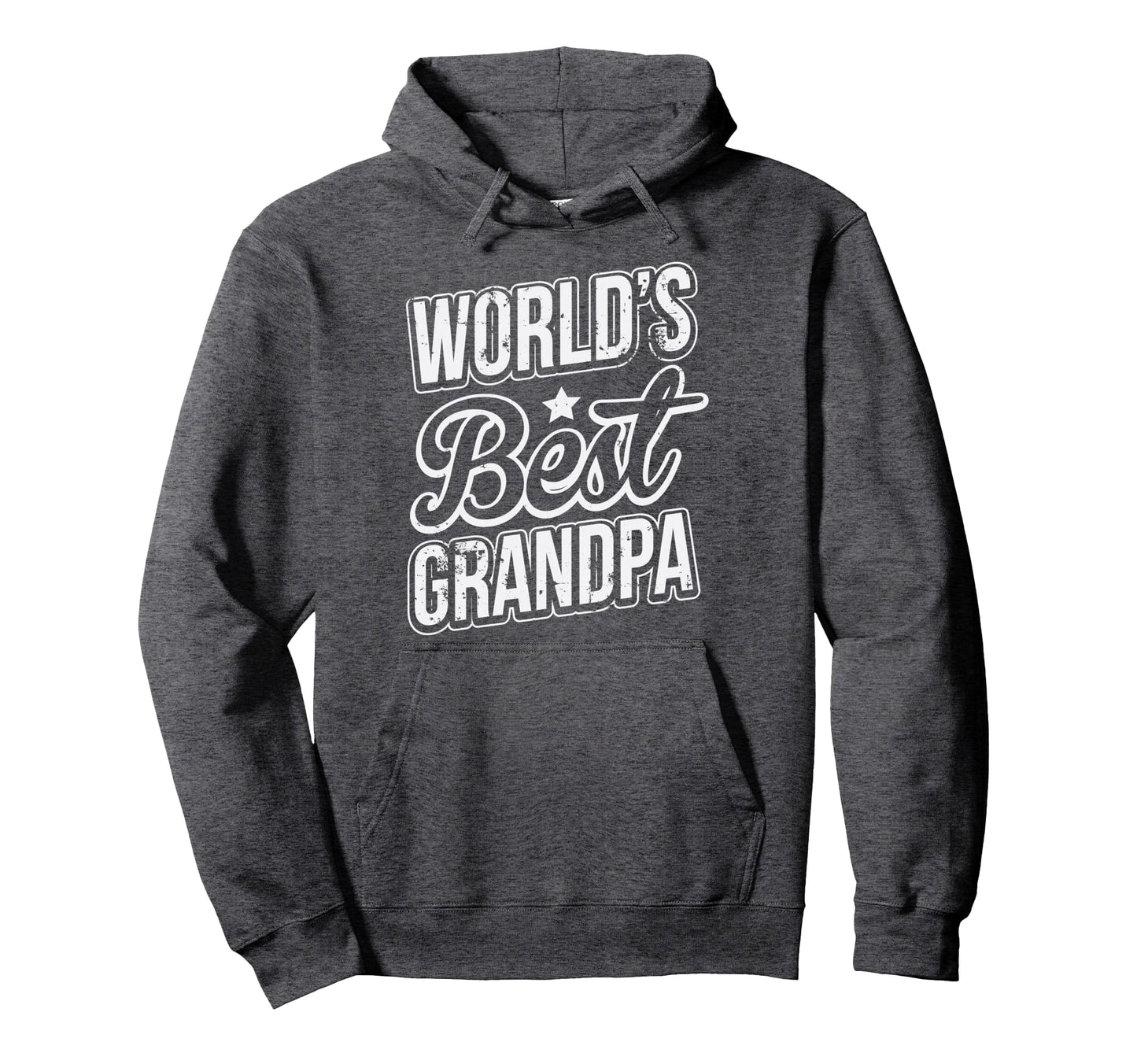 Worlds Best Grandpa Fathers Day Gift Hoodie - Custom Art Print Unisex - T-Shirt, Sweatshirt, Hoodie
