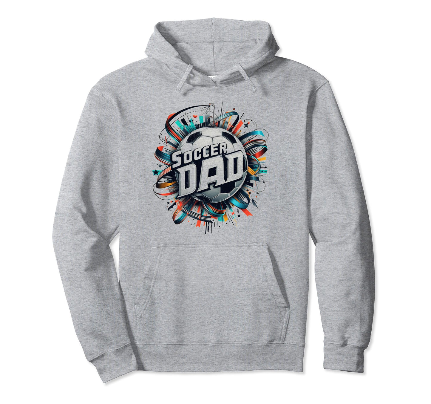 Soccer Dad Family Matching Dad Fathers Day Hoodie - Graphic Print Unisex - T-Shirt, Sweatshirt, Hoodie