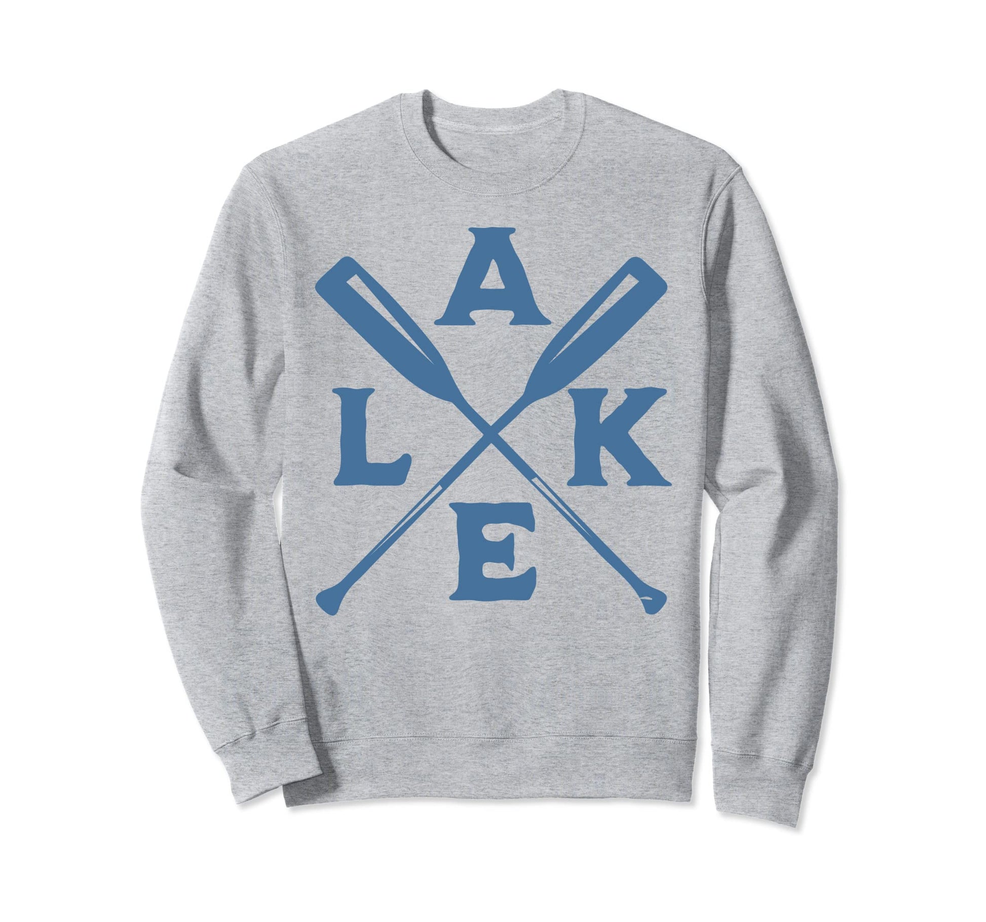 Canoe Oars Lake Time Fishing Sweatshirt - Trendy Graphic Men Women - T-Shirt, Sweatshirt, Hoodie