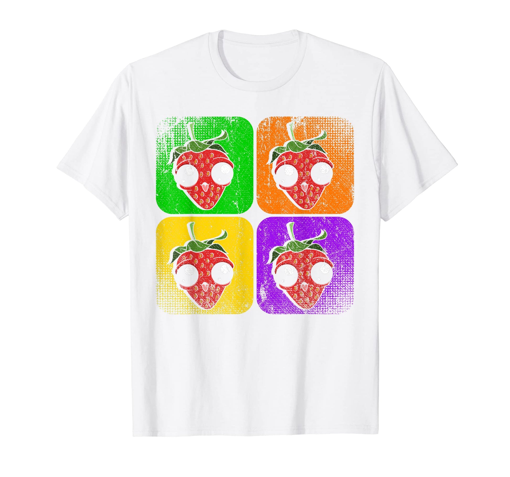 Pop Art Red Berry Fruit Kawaii T-Shirt - Unique Graphic for Adults - T-Shirt, Sweatshirt, Hoodie