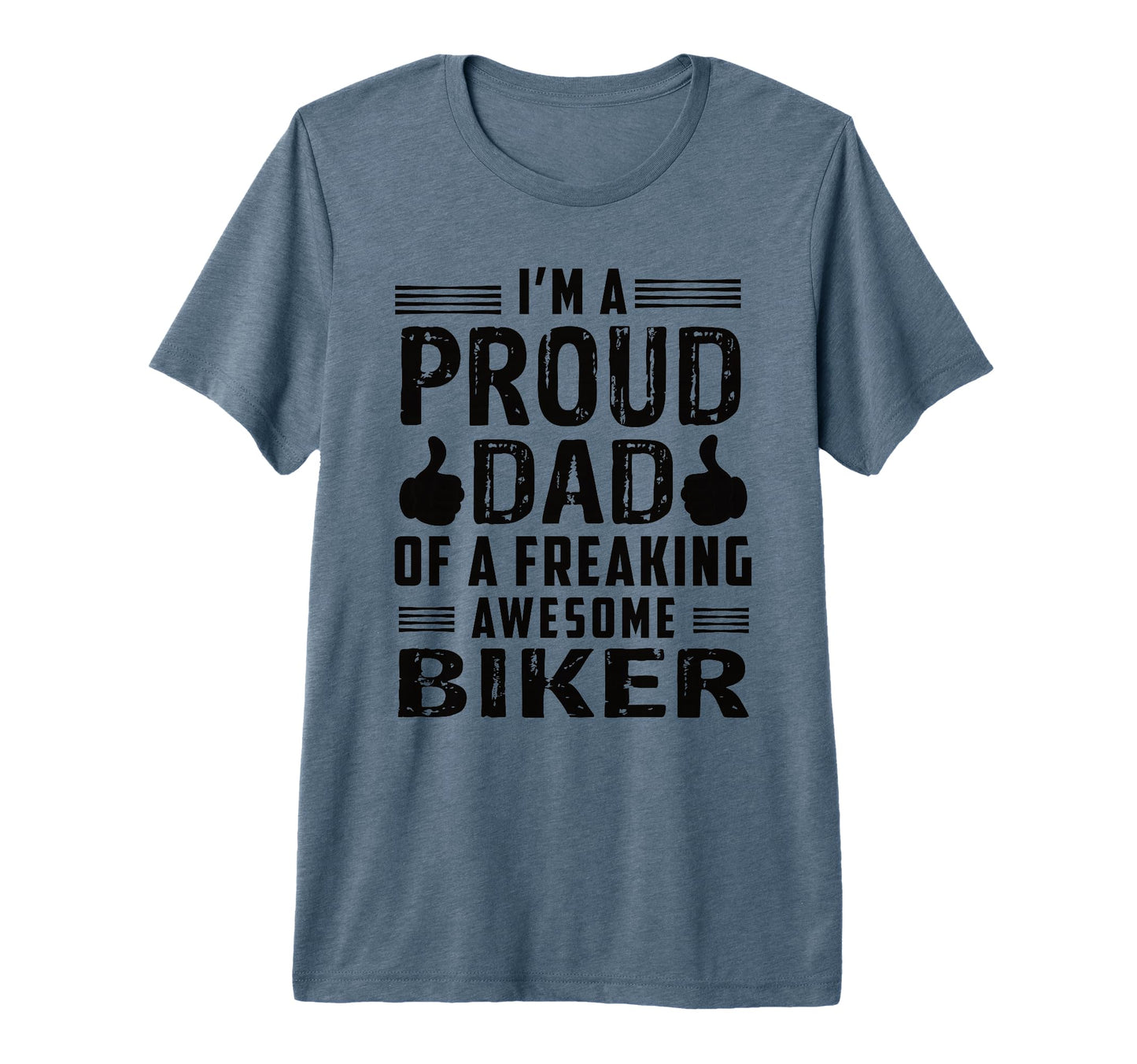 Dad Freaking Awesome Biker Motorcycle T-Shirt - Aesthetic Graphic Unisex - T-Shirt, Sweatshirt, Hoodie