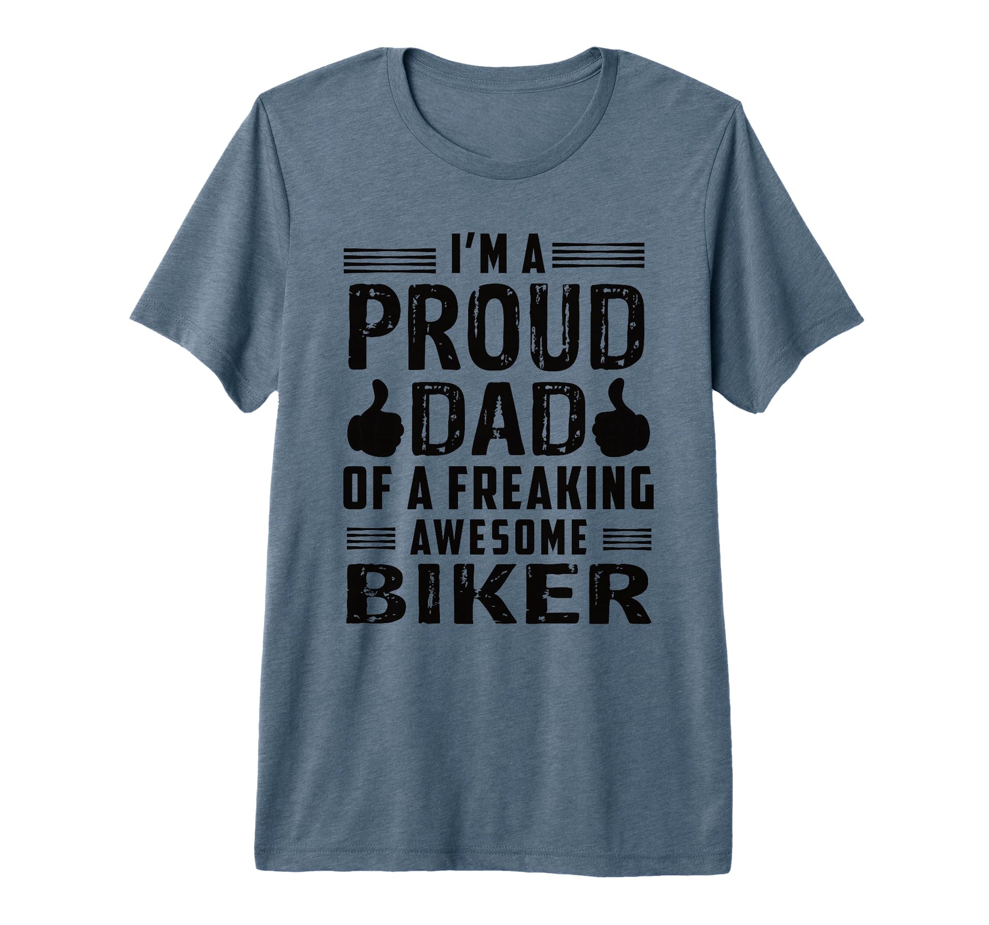 Dad Freaking Awesome Biker Motorcycle T-Shirt - Aesthetic Graphic Unisex - T-Shirt, Sweatshirt, Hoodie