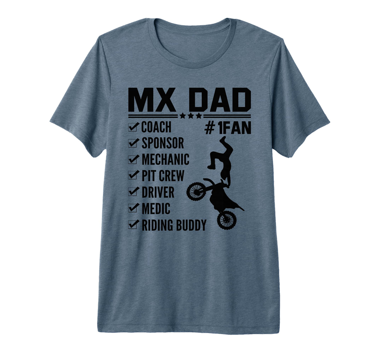 Mens Mx Dad Riding Buddy Funny T-Shirt - Trendy Graphic for Adults - T-Shirt, Sweatshirt, Hoodie