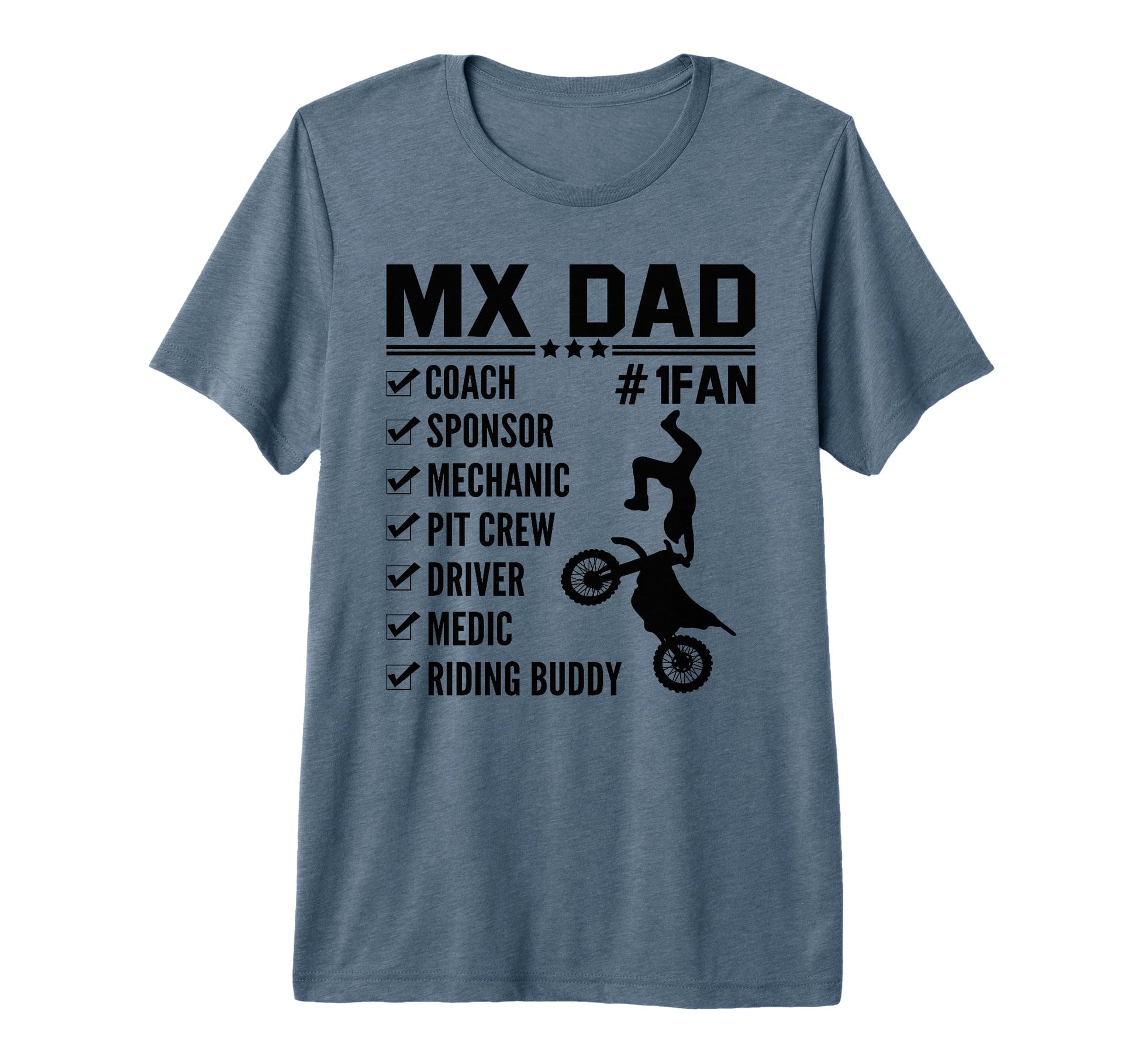 Mens Mx Dad Riding Buddy Funny T-Shirt - Trendy Graphic for Adults - T-Shirt, Sweatshirt, Hoodie