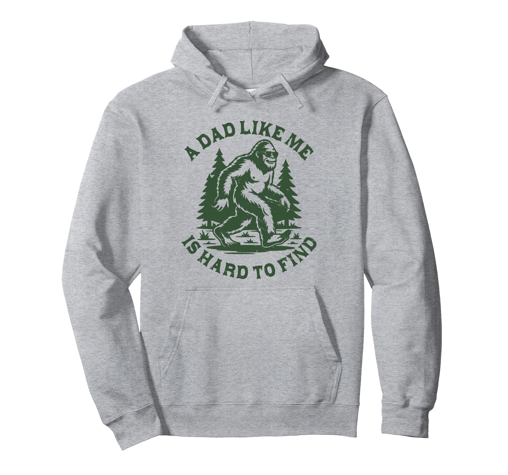 Funny Bigfoot Dad Sasquatch Fathers Hoodie - Aesthetic Graphic Men Women - T-Shirt, Sweatshirt, Hoodie