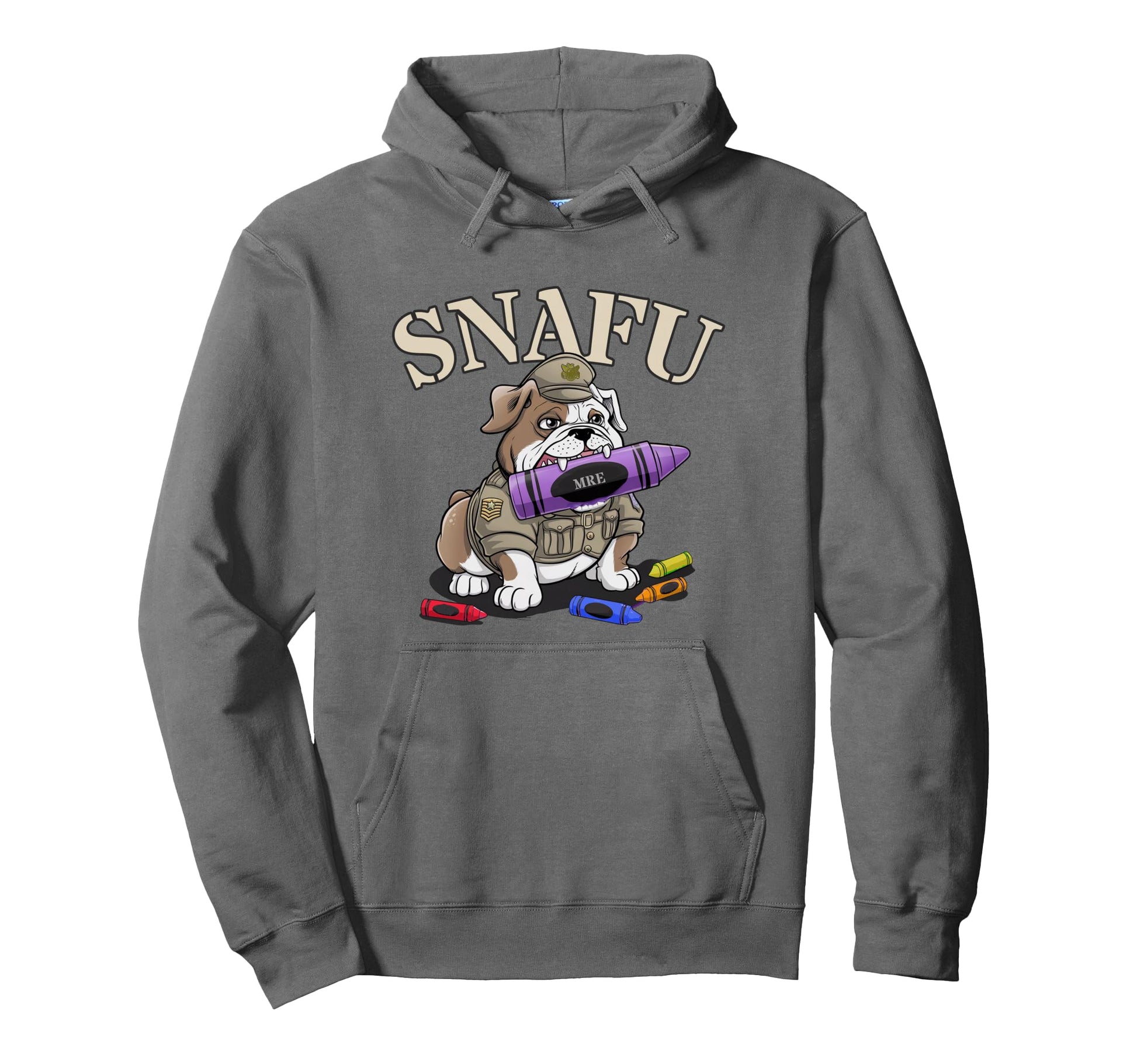 Sarcastic Snafu I Eat Crayons Mre Hoodie - Minimalist Print for Adults - T-Shirt, Sweatshirt, Hoodie