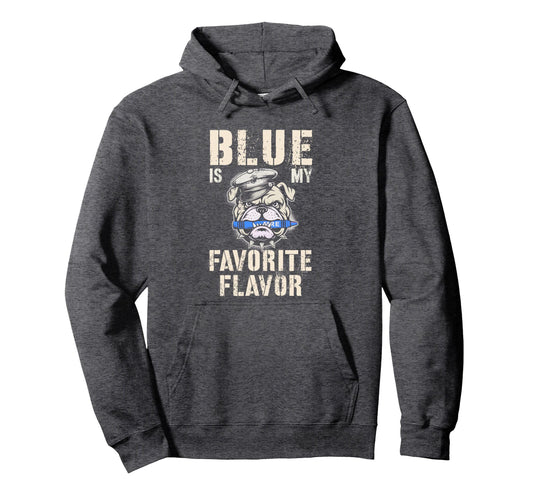 Blue Is My Favorite Flavor War Game Day Hoodie - Custom Art Print Unisex - T-Shirt, Sweatshirt, Hoodie