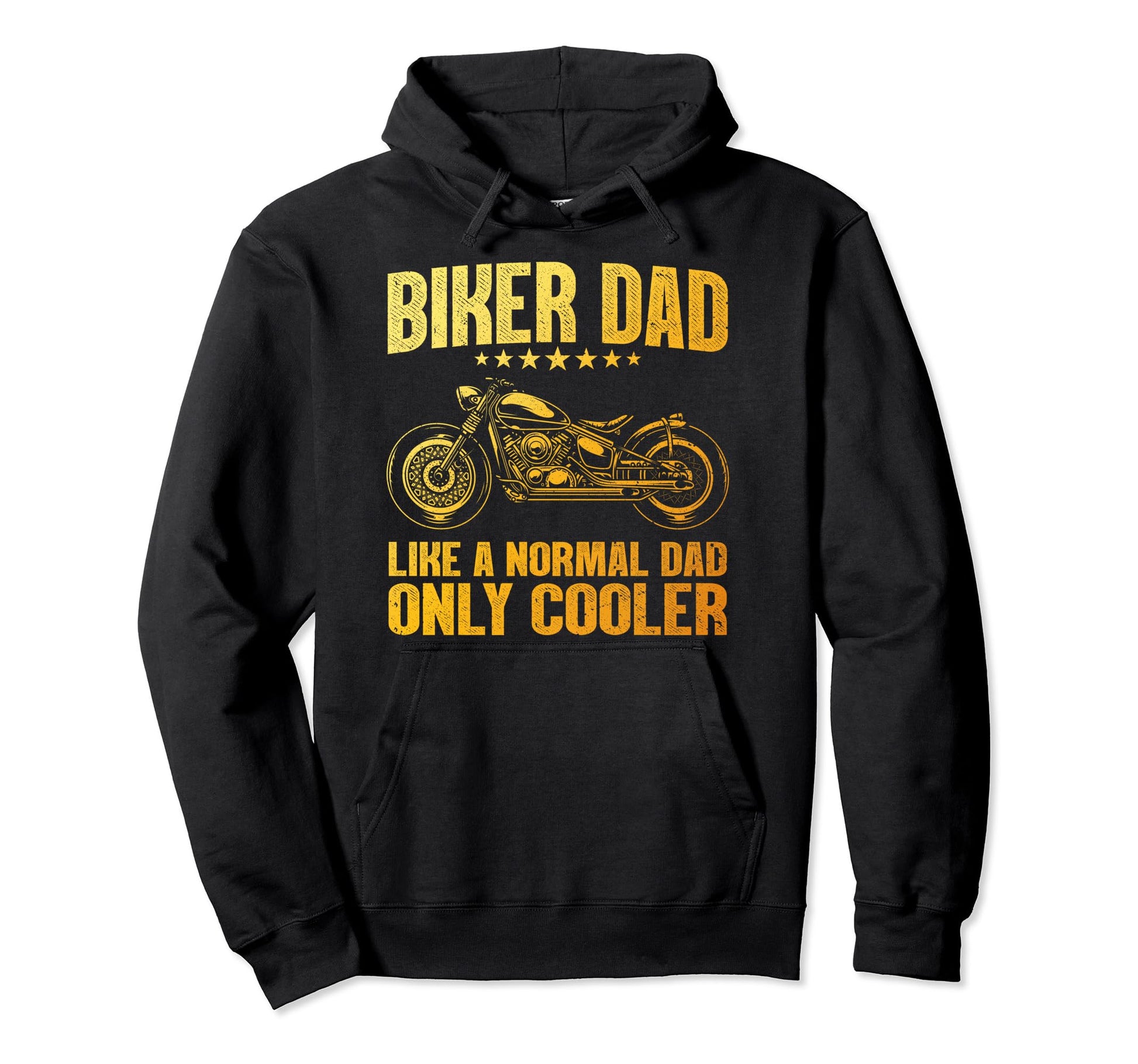 Biker Dad Motorcycling Motorcycle Biker Hoodie - Fun Novelty Design Unisex - T-Shirt, Sweatshirt, Hoodie