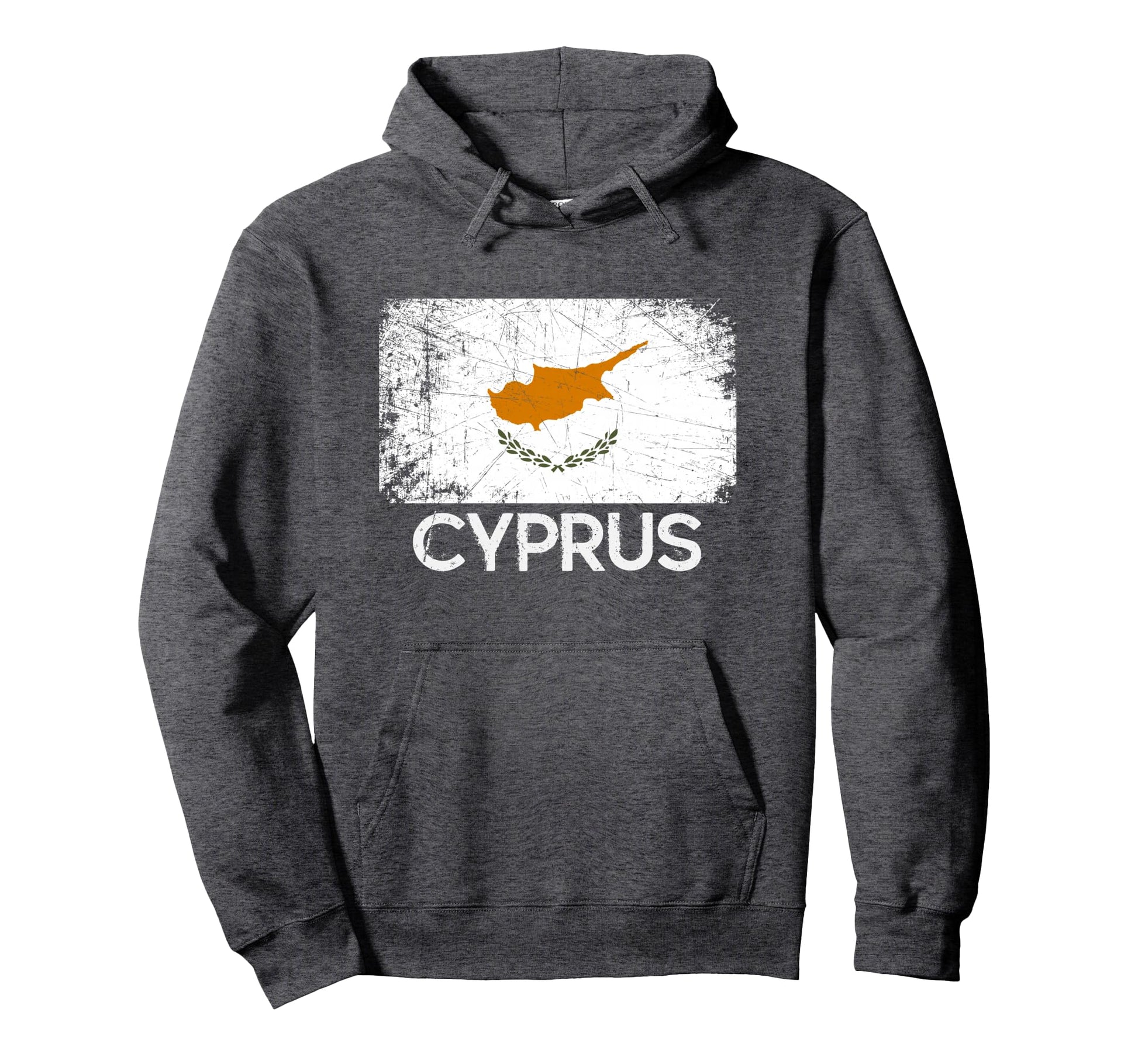 Cypriot Flag Made Cyprus Gift Hoodie - Fun Novelty Design for Adults - T-Shirt, Sweatshirt, Hoodie