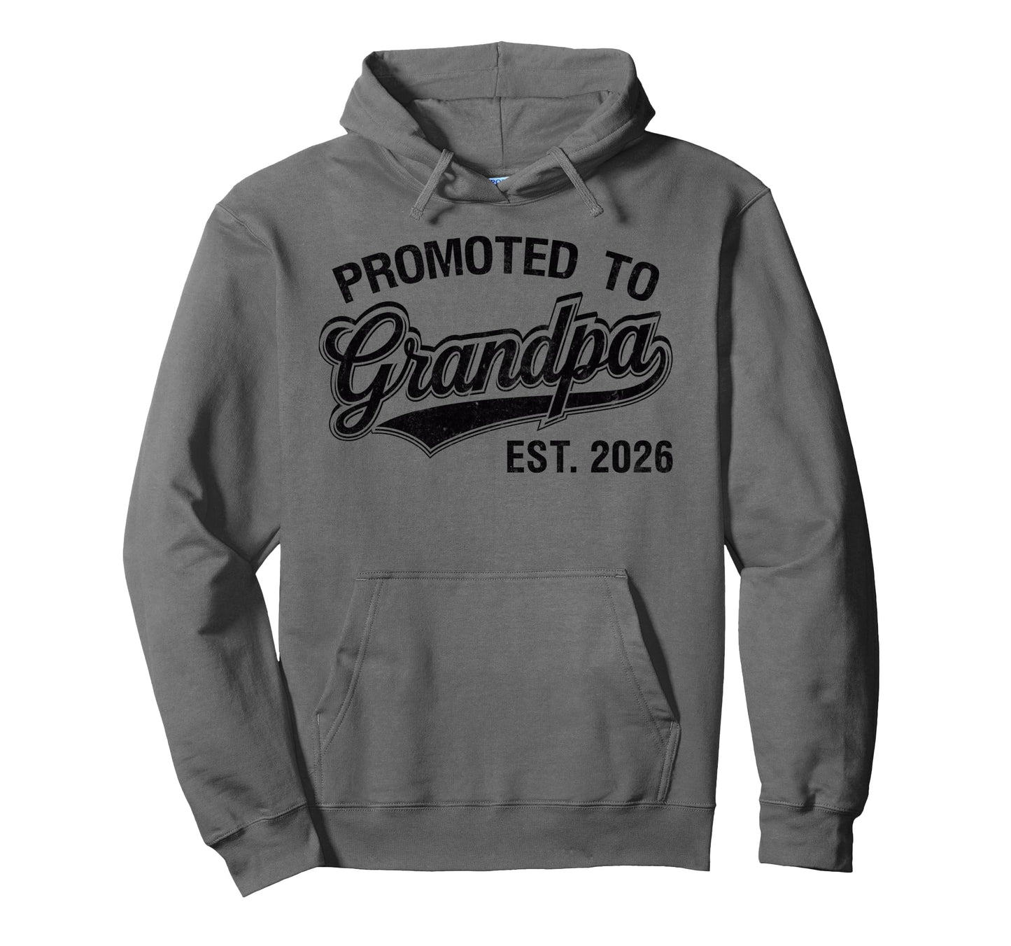 Promoted To Grandpa Est 2026 Grandpa Est Hoodie - Aesthetic Graphic Unisex - T-Shirt, Sweatshirt, Hoodie