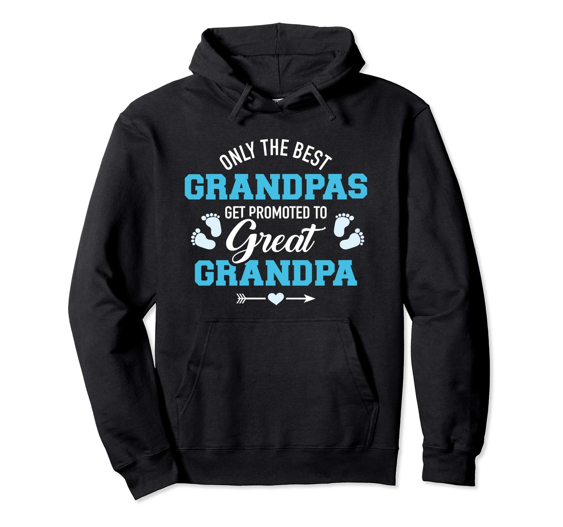 Only Best Grandpas Get Promoted To Hoodie - Aesthetic Graphic Men Women - T-Shirt, Sweatshirt, Hoodie