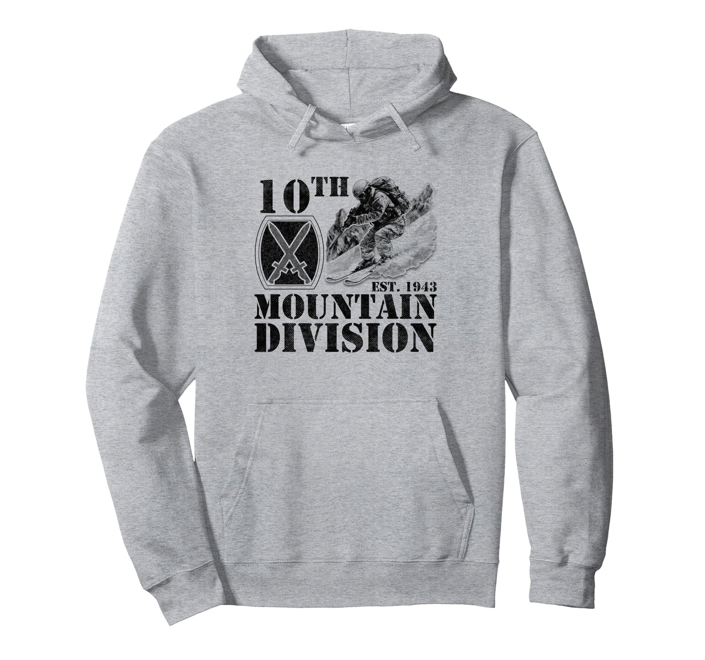 10Th Mountain Division Climb To Glory Hoodie - Minimalist Print for Adults - T-Shirt, Sweatshirt, Hoodie