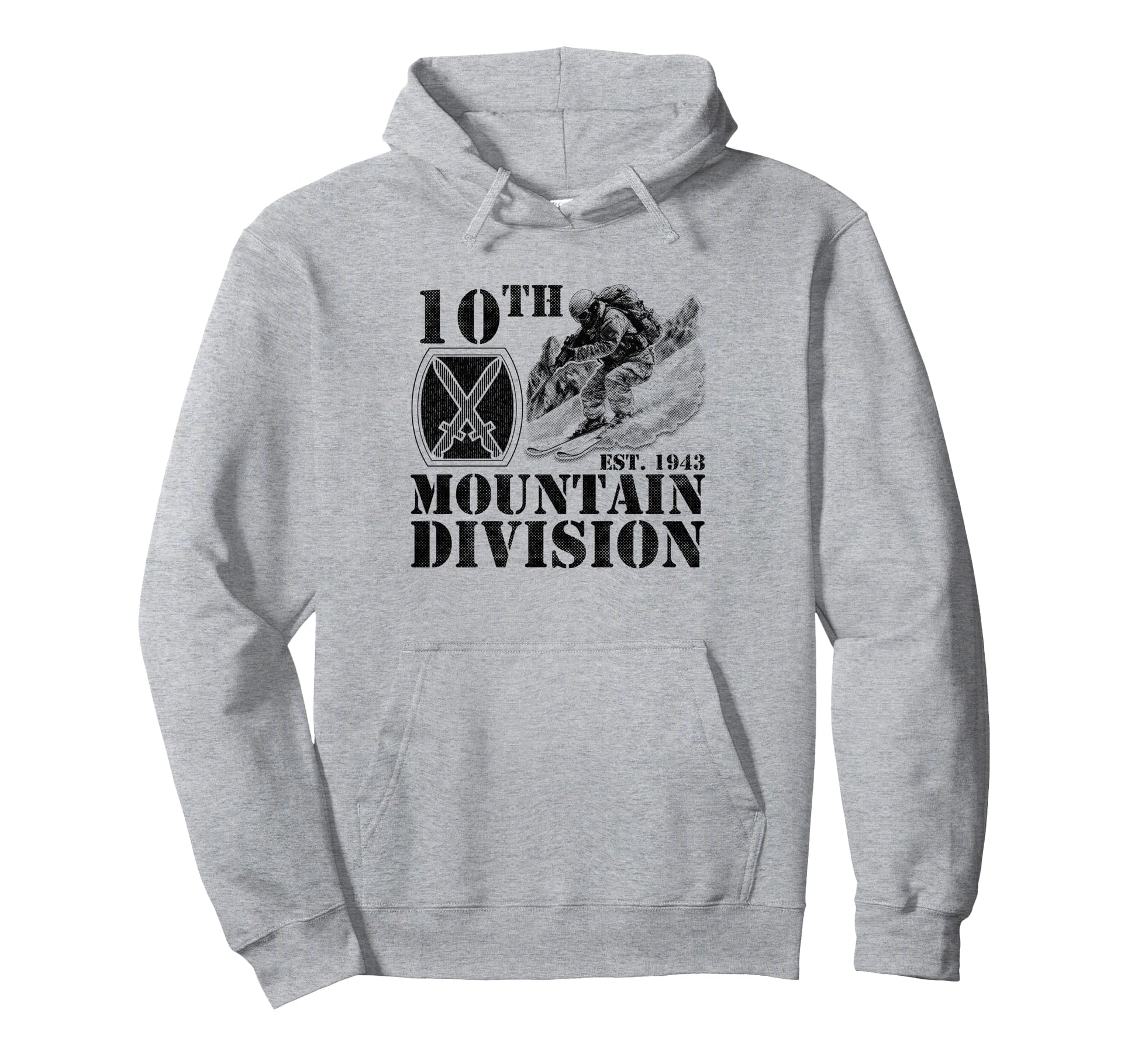10Th Mountain Division Climb To Glory Hoodie - Minimalist Print for Adults - T-Shirt, Sweatshirt, Hoodie