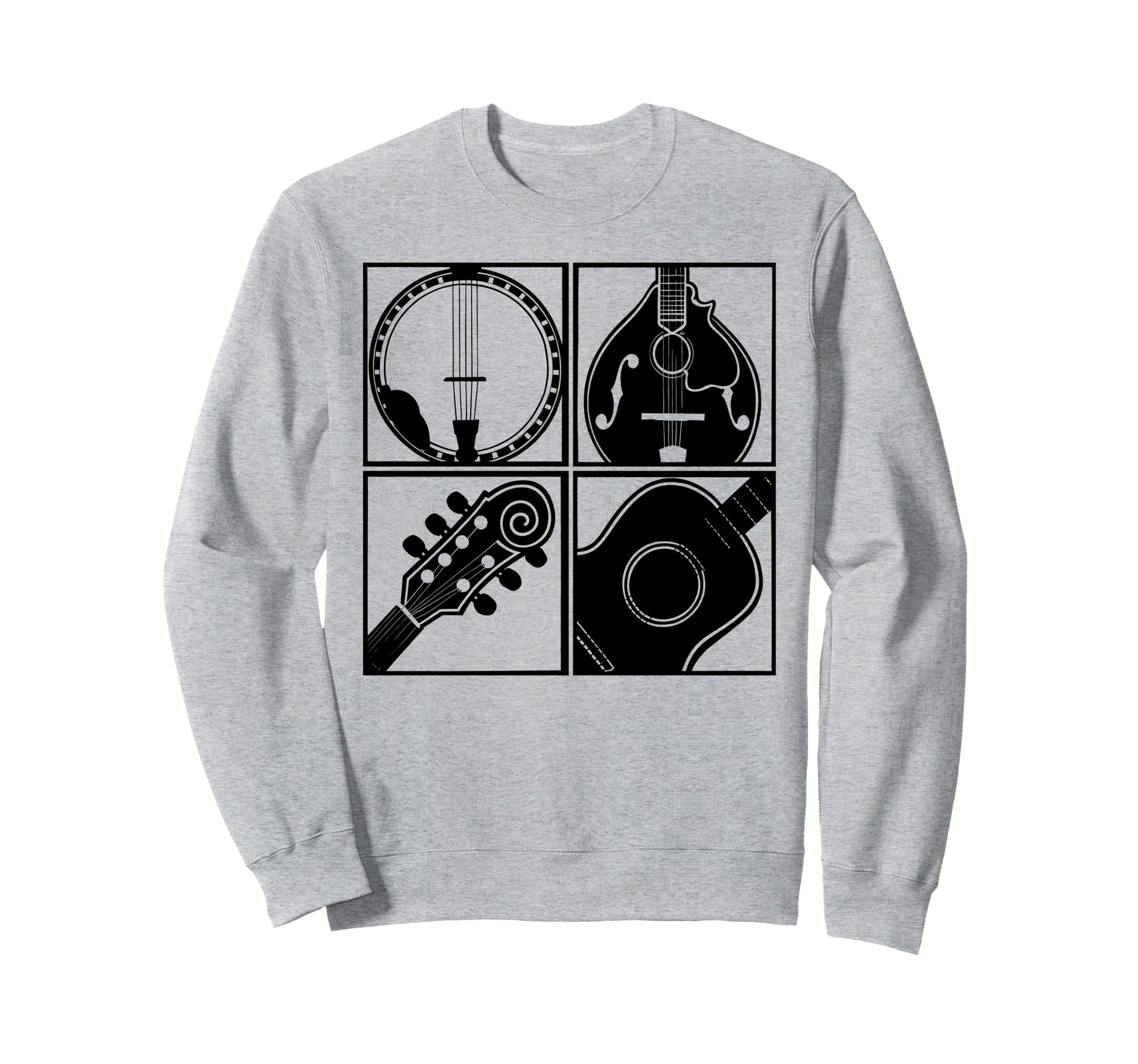 Bluegrassgarage Bluegrass Music Sweatshirt - Fun Novelty Design Men Women - T-Shirt, Sweatshirt, Hoodie