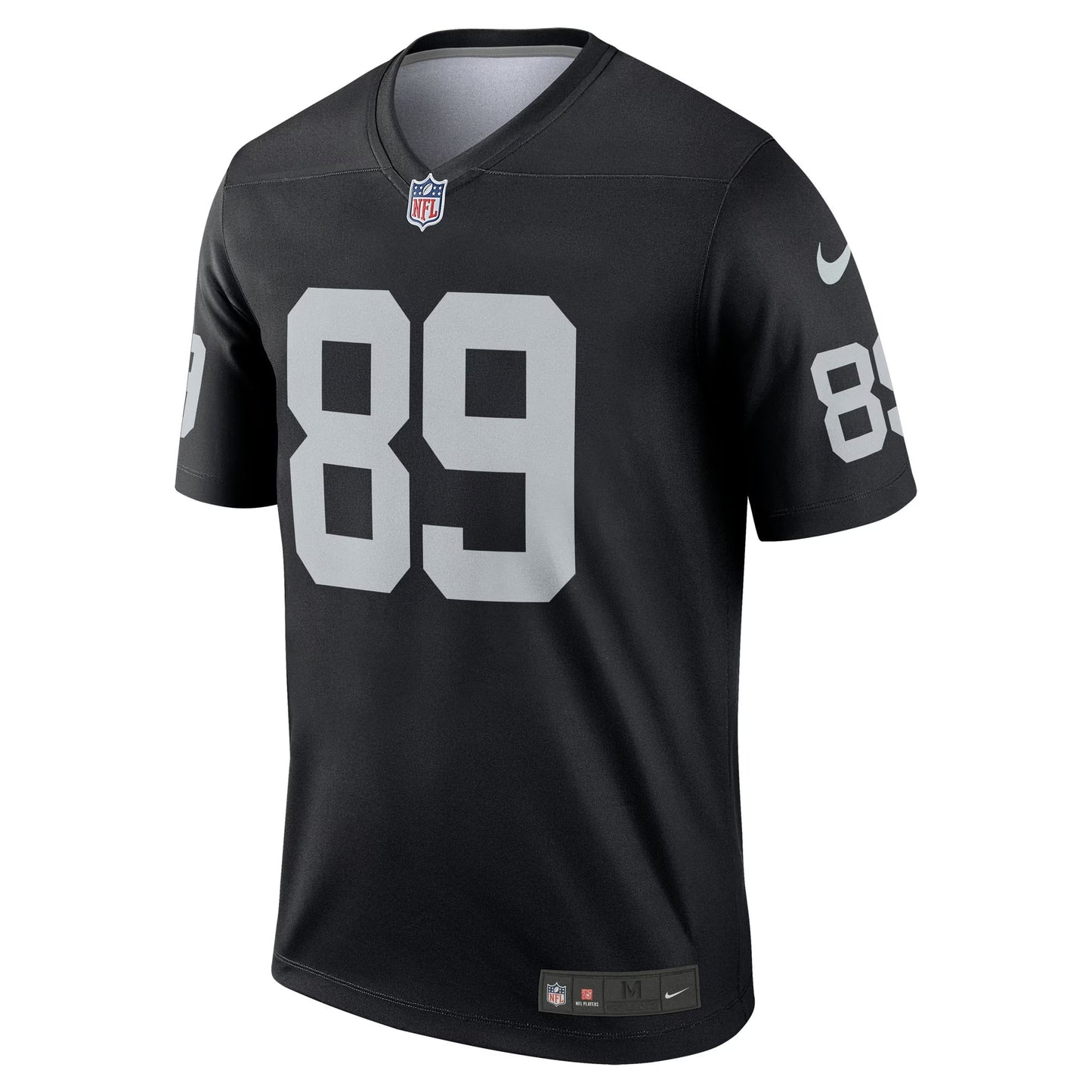 Las Vegas Raiders Brock Bowers Black Legend Player Performance Top football jersey product view 1