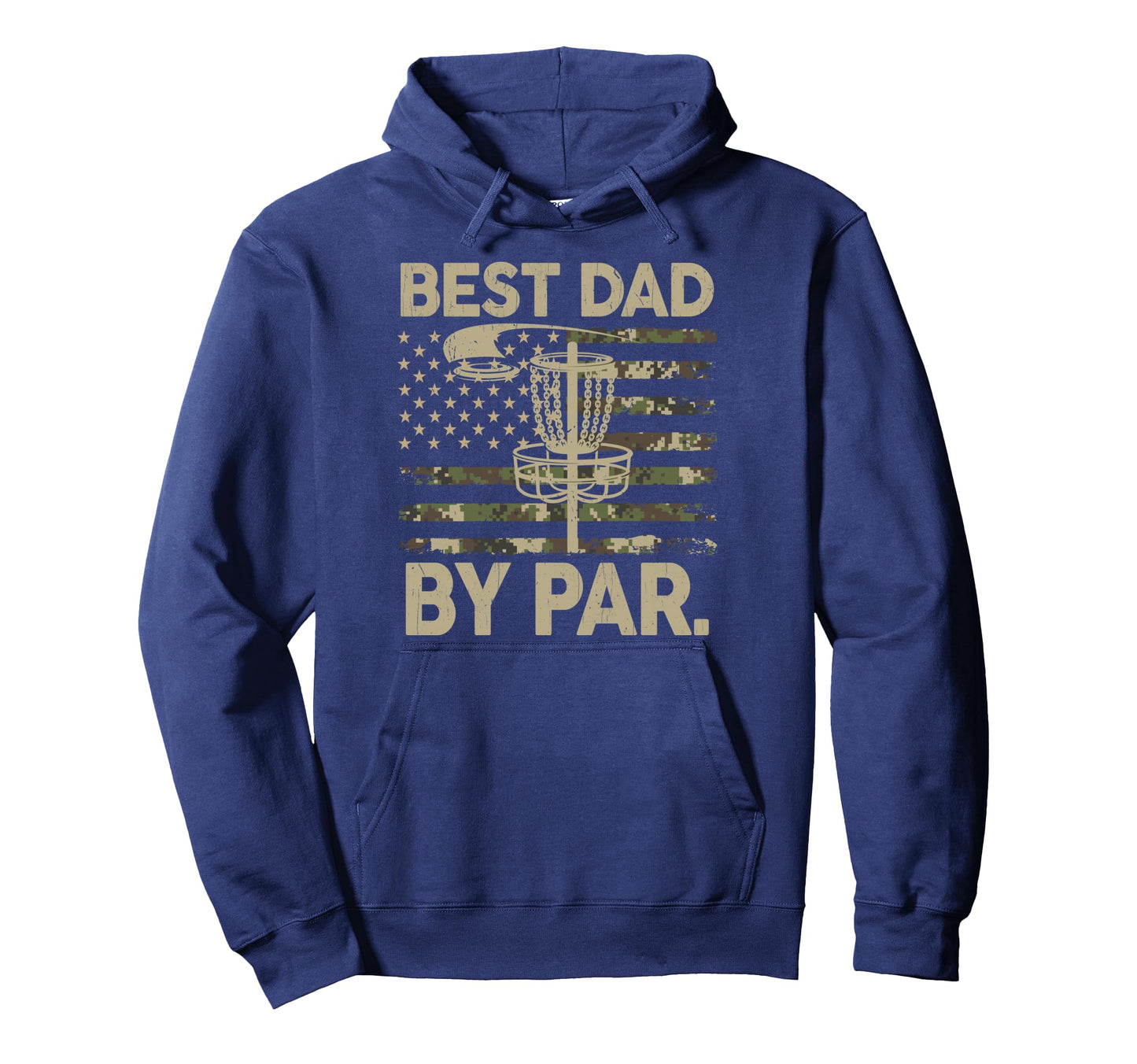 Disc Golf Frisbee Funny Best Dad Par Camo Us Hoodie - Graphic Print Unisex - T-Shirt, Sweatshirt, Hoodie