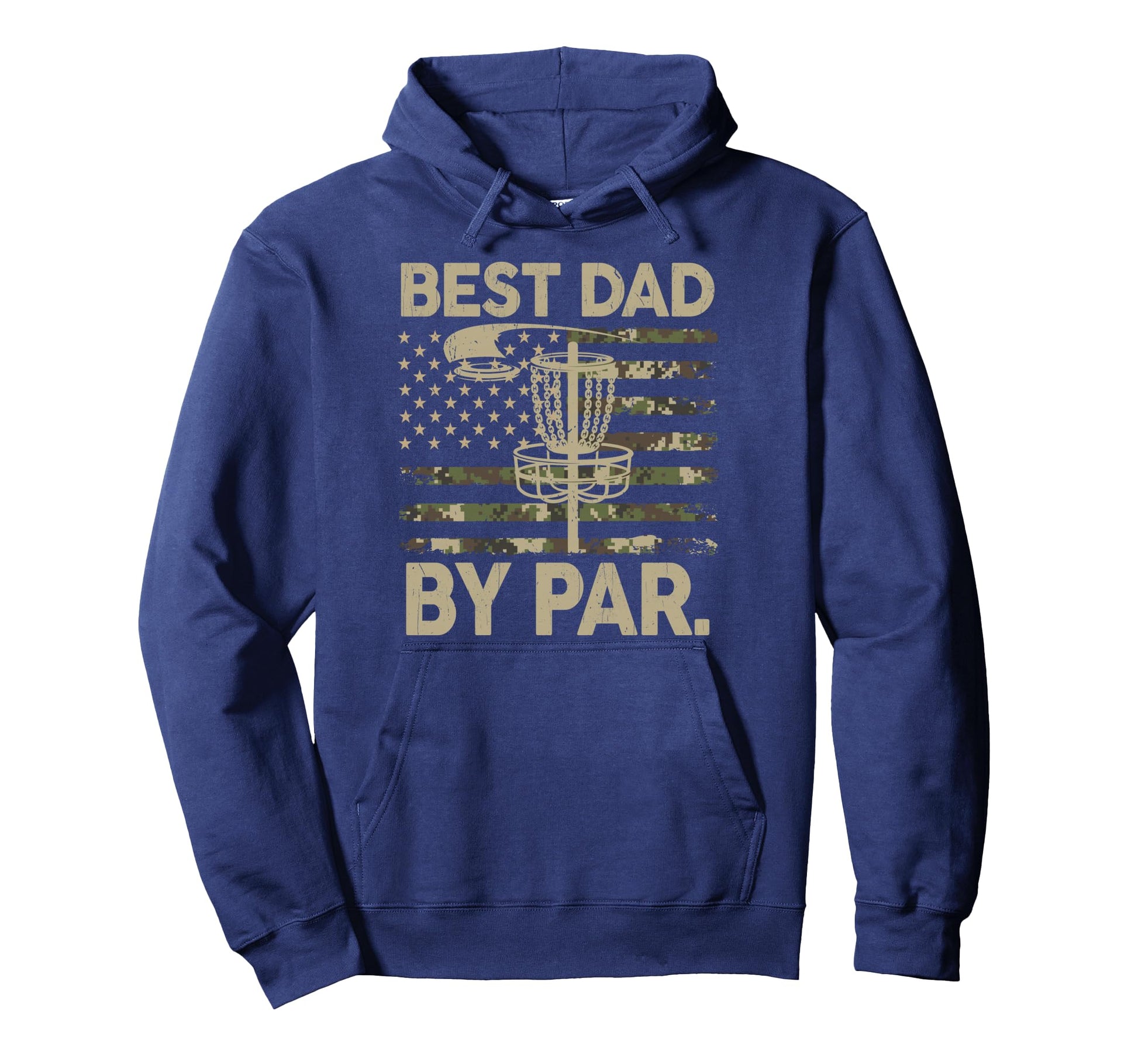 Disc Golf Frisbee Funny Best Dad Par Camo Us Hoodie - Graphic Print Unisex - T-Shirt, Sweatshirt, Hoodie